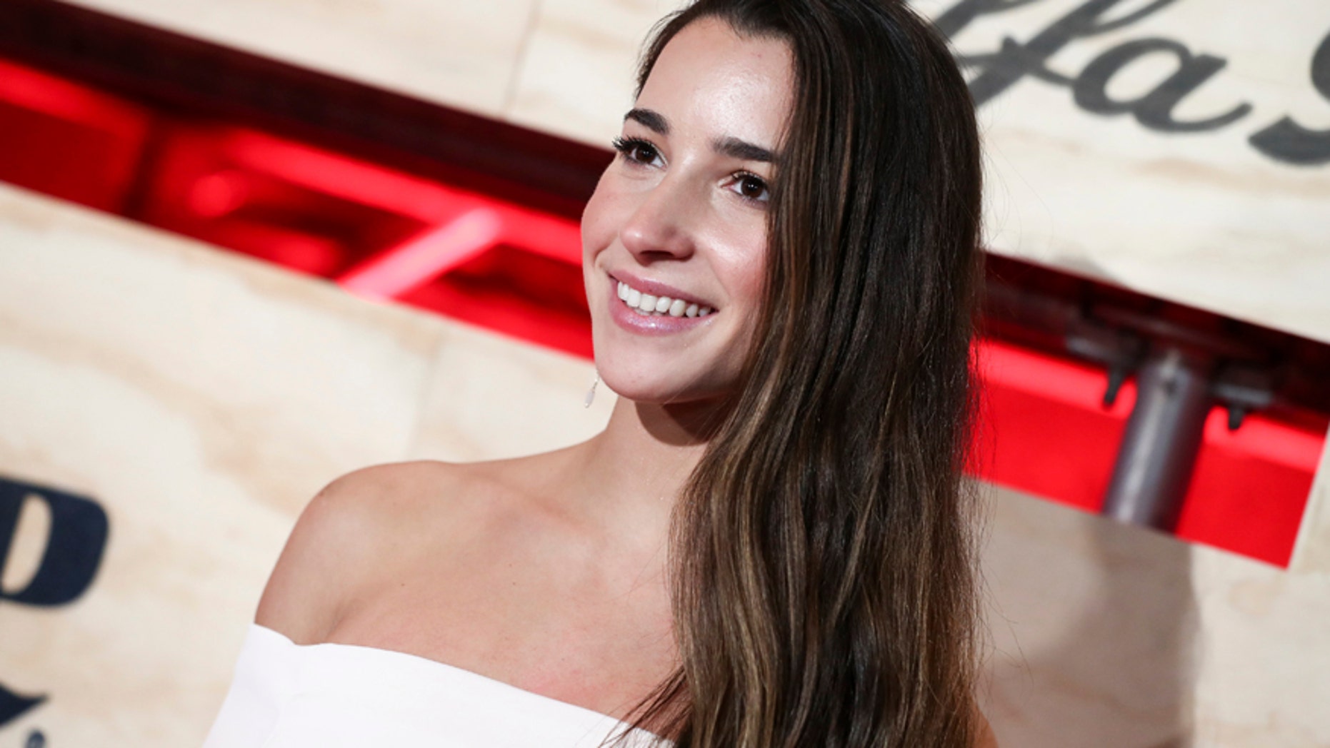 In this Feb. 3, 2017, file photo, Aly Raisman attends ESPN: The Party 2017 in Houston, Texas.