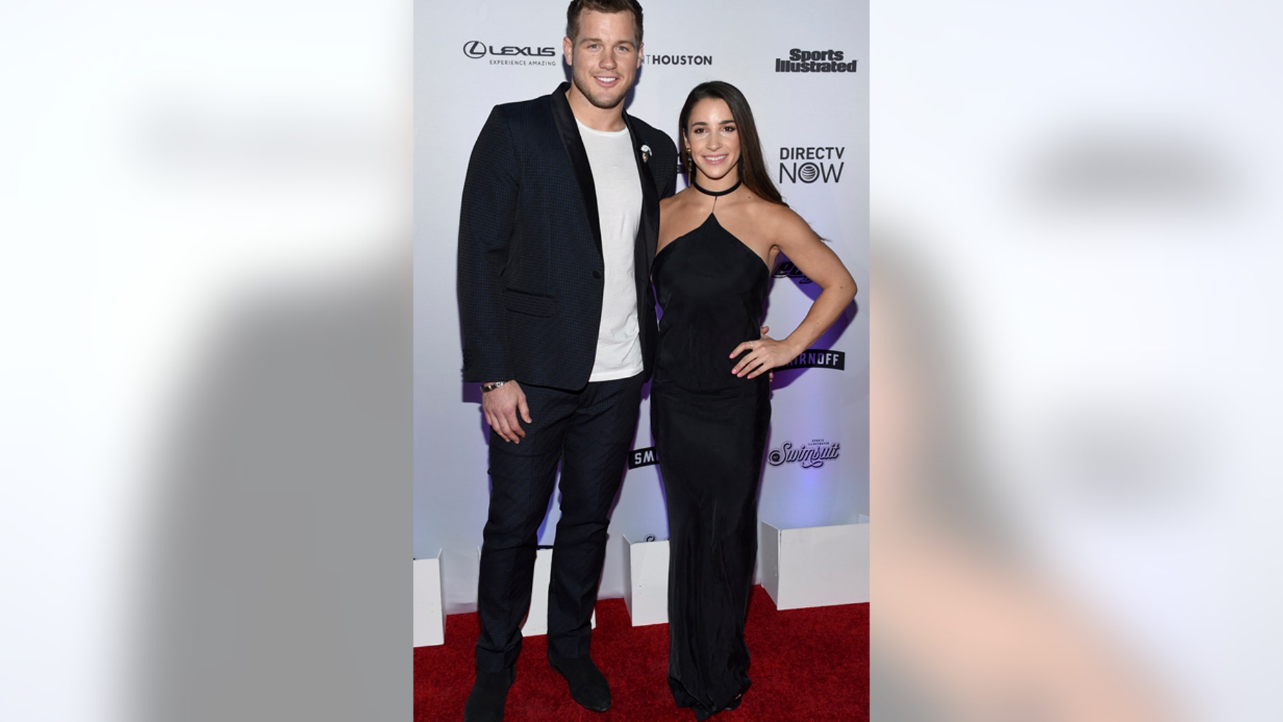 Colton Underwood with his ex-girlfriend, Olympic gold medalist Aly Raisman.