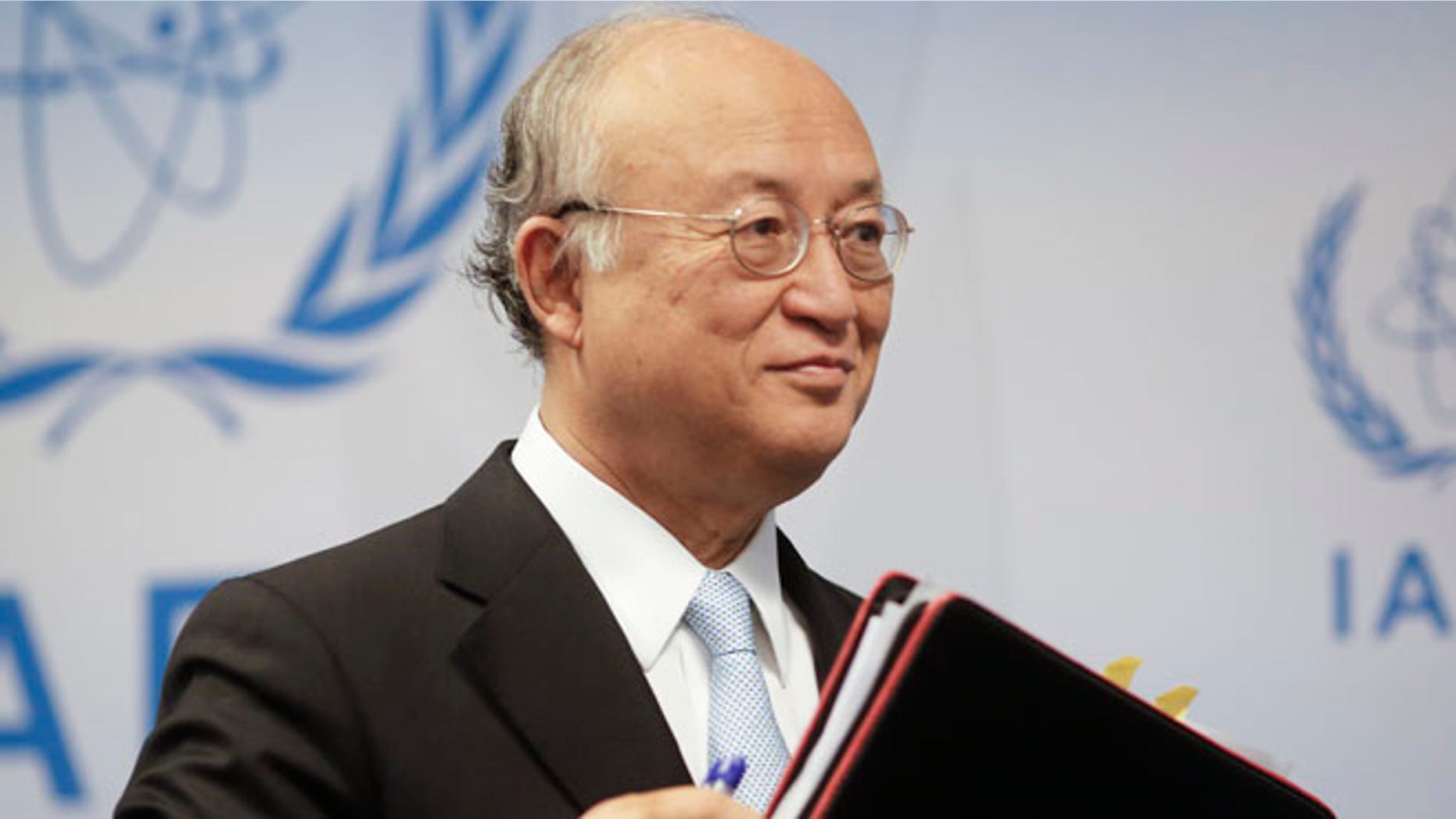 June 8, 2015: International Atomic Energy Agency (IAEA) Director General Yukiya Amano leaves a news conference after a board of governors meeting at the IAEA headquarters in Vienna, Austria. (Reuters)