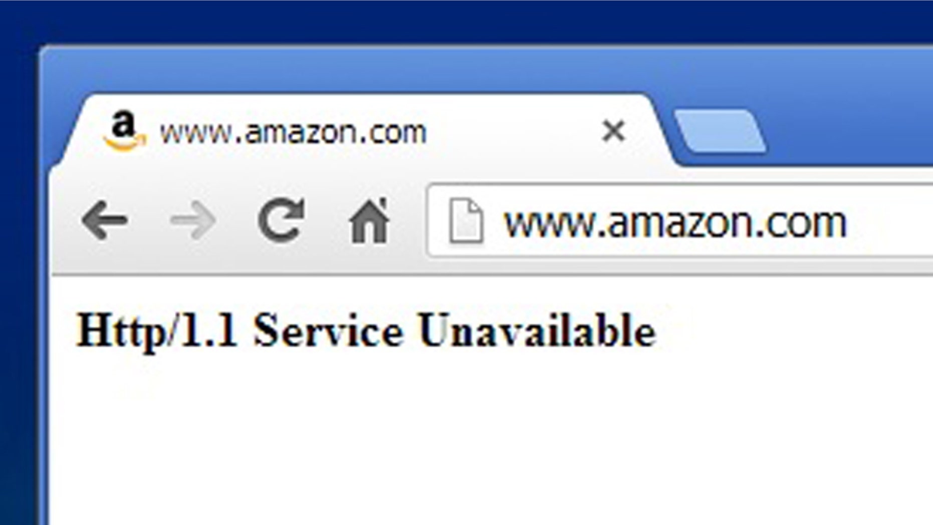 Jan. 31, 2013: Amazon.com's website is offline, a rarity for the Internet shopping giant.