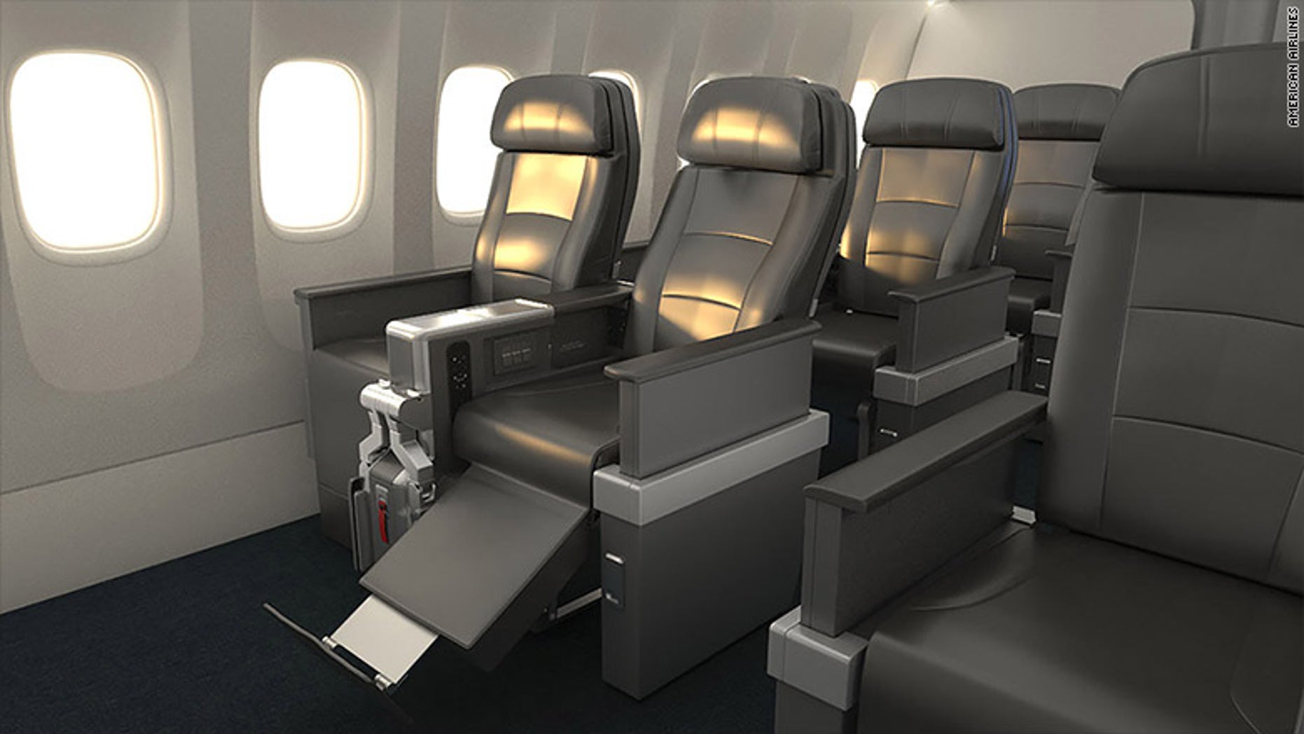 American Airlines unveiled its new Premium Economy class for 2016.