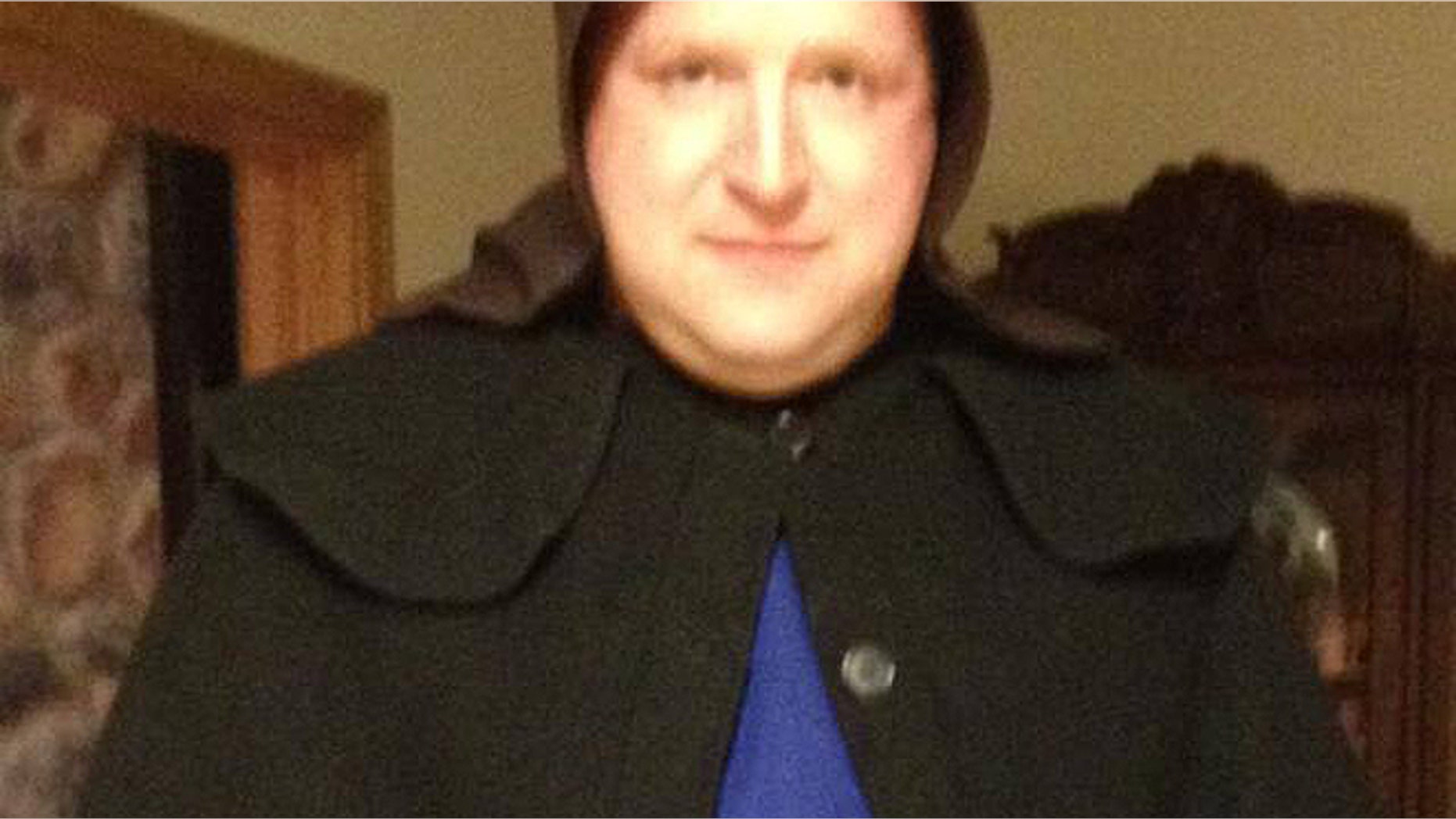 Pulaski Township Sgt. Chad Adams, seen here in disguise, says police weren't able to charge the man for a lack of concrete evidence, but believe he's the same person sentenced to house arrest in January for similar incidents in neighboring Mercer County. (Courtesy: Facebook)
