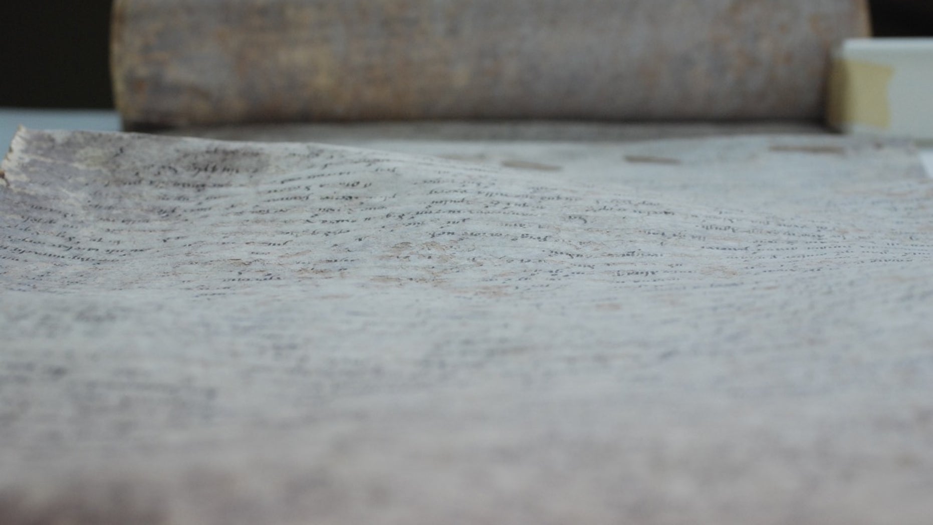 The story of a teenage soldier named Laurentius Loricatus, who accidentally killed a man was written on a lengthy scroll in A.D. 1244, and is now kept at the Vatican Secret Archives.