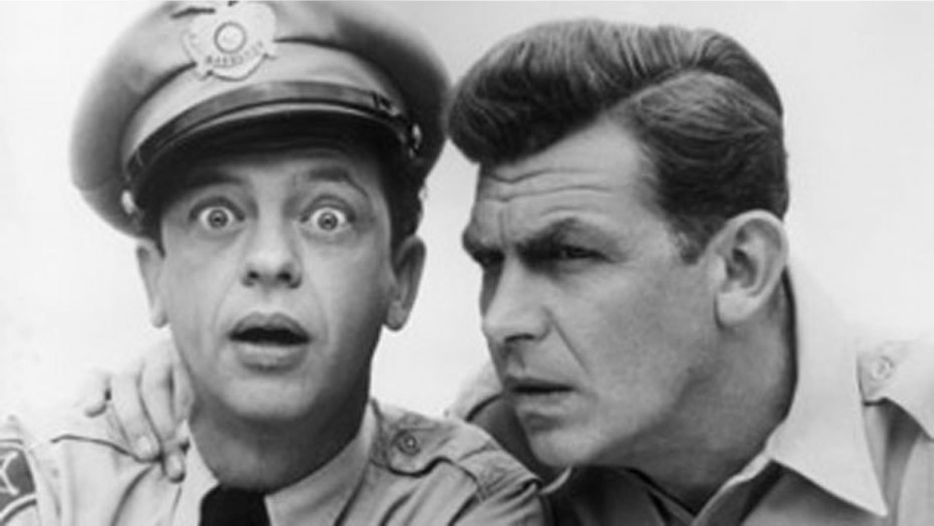 Don Knotts and Andy Griffith in "The Andy Griffith Show."