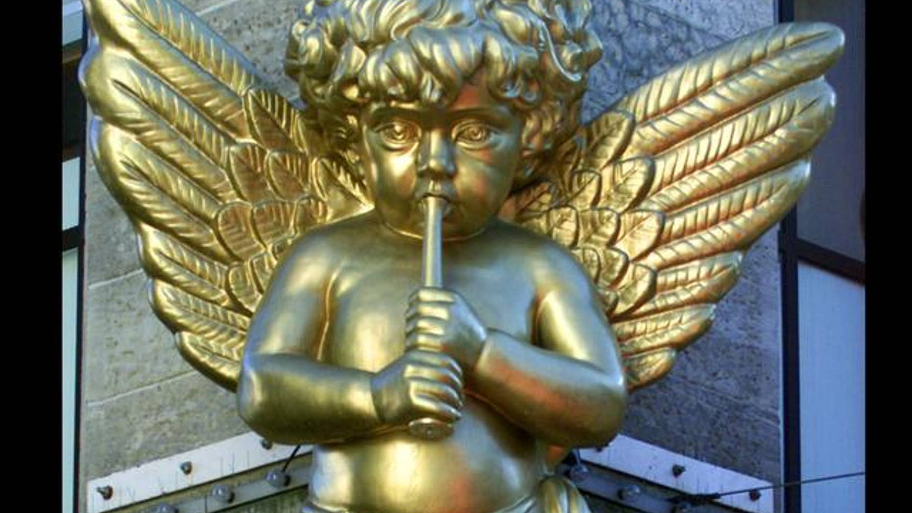 Undated FILE photo of angel decoration in Germany.
