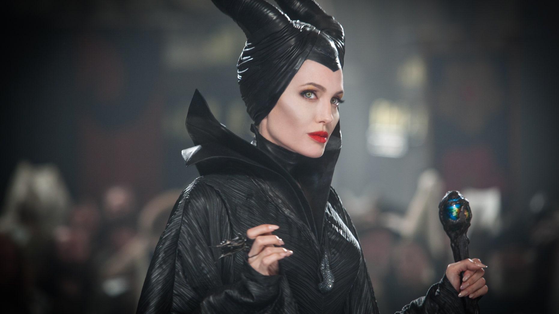 Angelina Jolie in a scene from the film, "Maleficent."