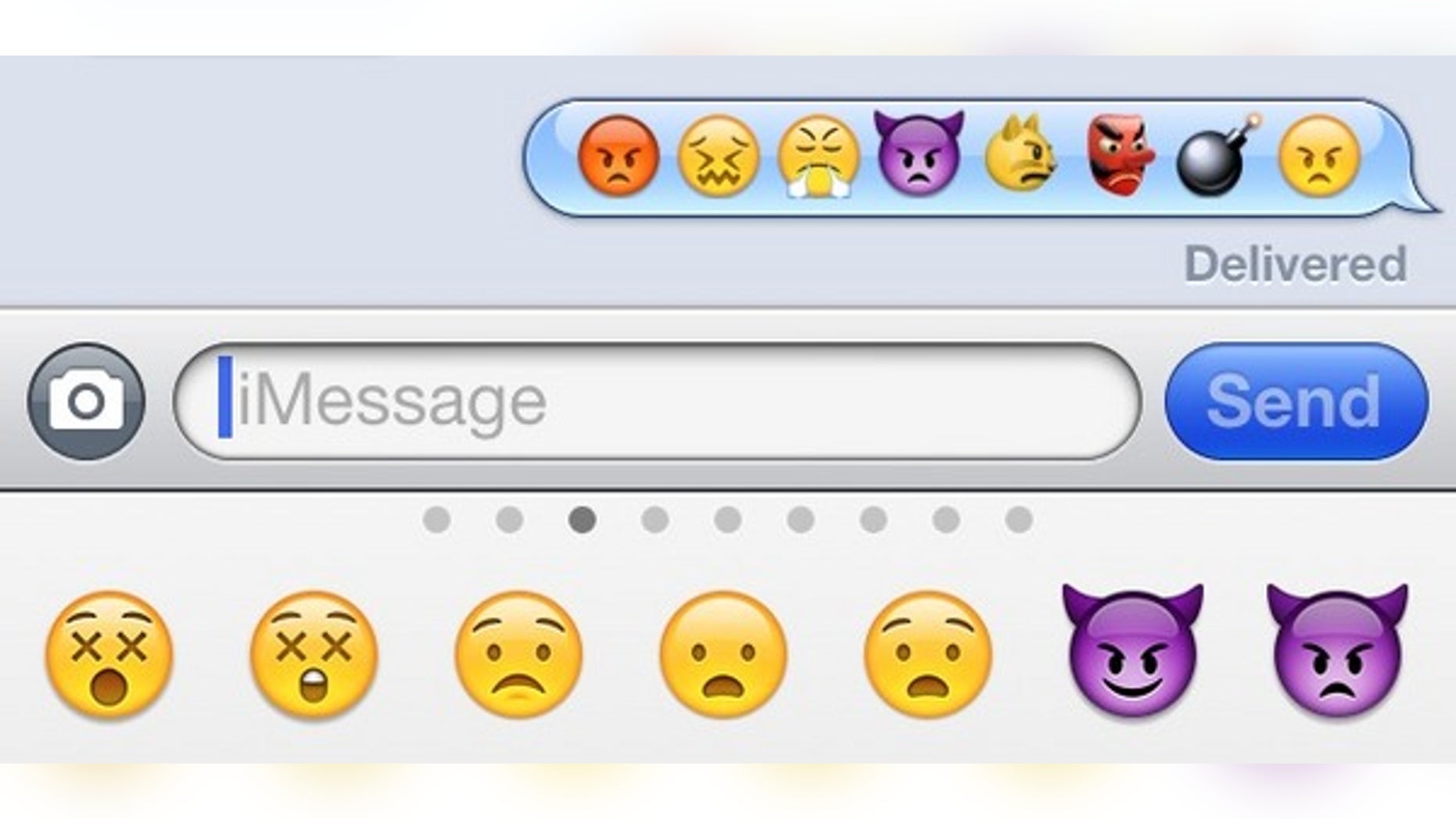 So many ways to text you're angry.