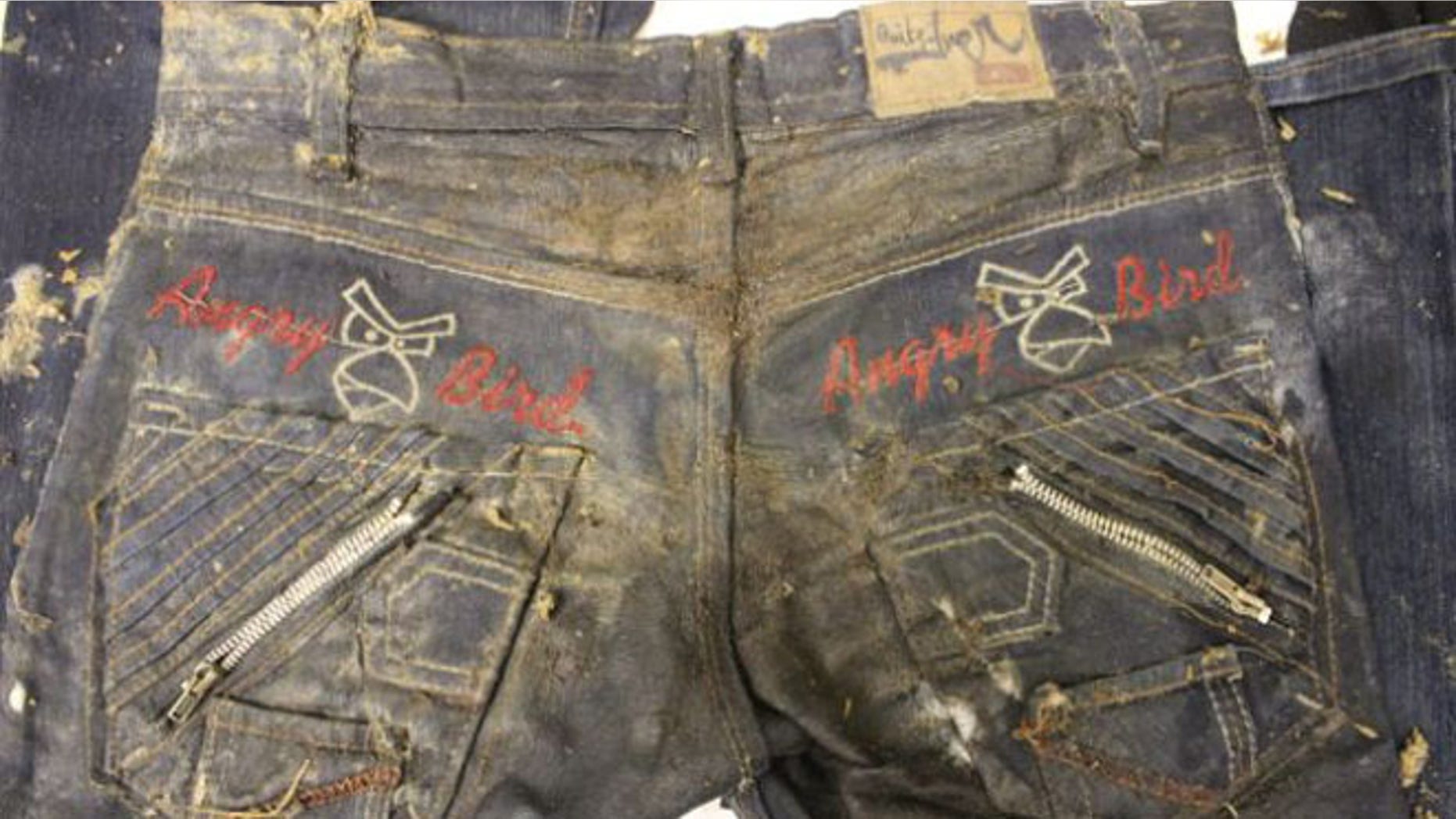 This undated image provided by the Hidalgo County Sheriff's Office shows a piece of clothing that was worn by Gilberto Francisco Ramos Juarez, whose decomposed body was found in the Rio Grande Valley of South Texas earlier this month.