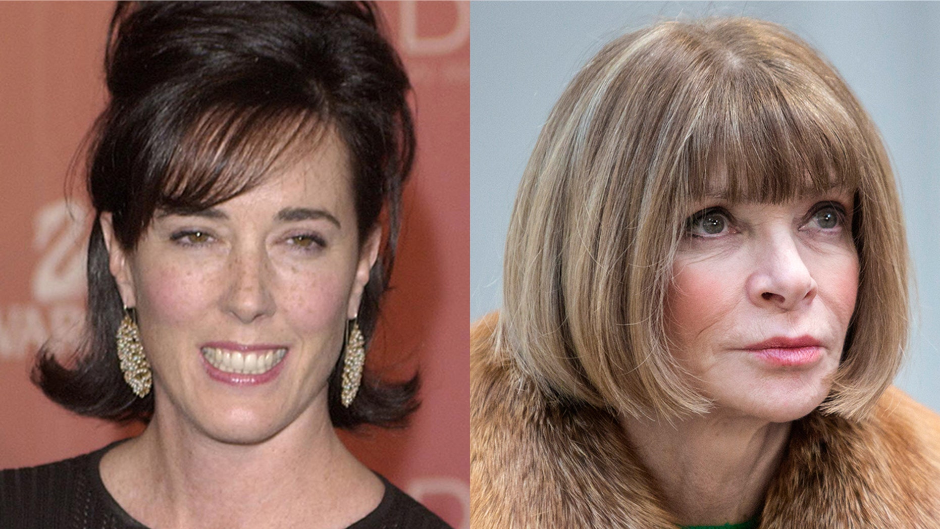 Anna Wintour, right, remembers the late Kate Spade, left, who died on June 5 from an apparent suicide. She was 55.