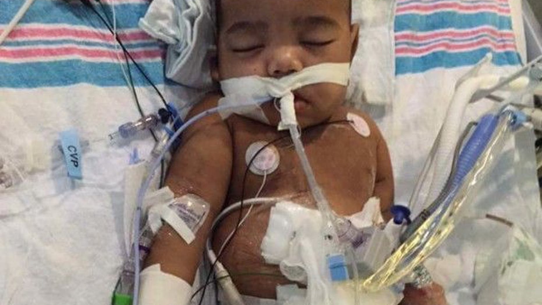 Anthony Dickerson Jr. was born without either kidney, and was set to receive his father's left organ until he violated his parole. (GoFundMe)
