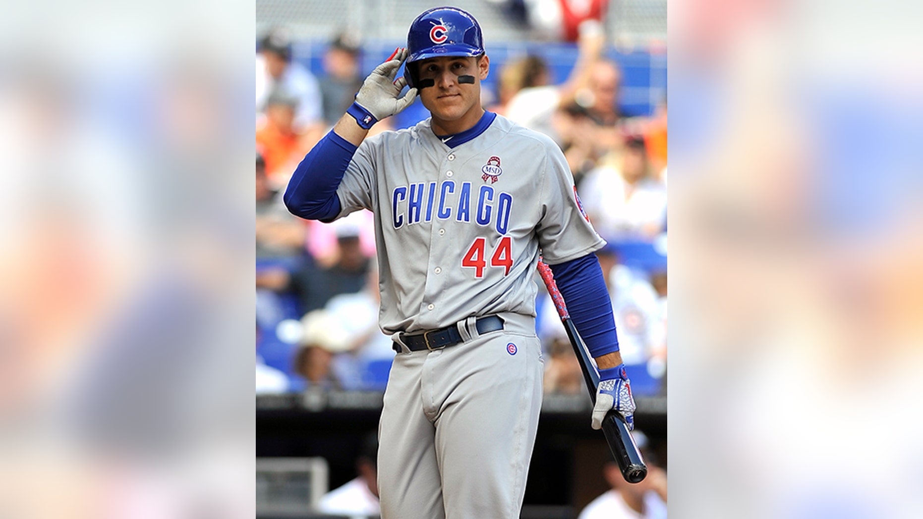 Anthony Rizzo, an alumnus of Marjory Stoneman Douglas High School, went 1-for-4 with a home run against the Marlins Thursday.