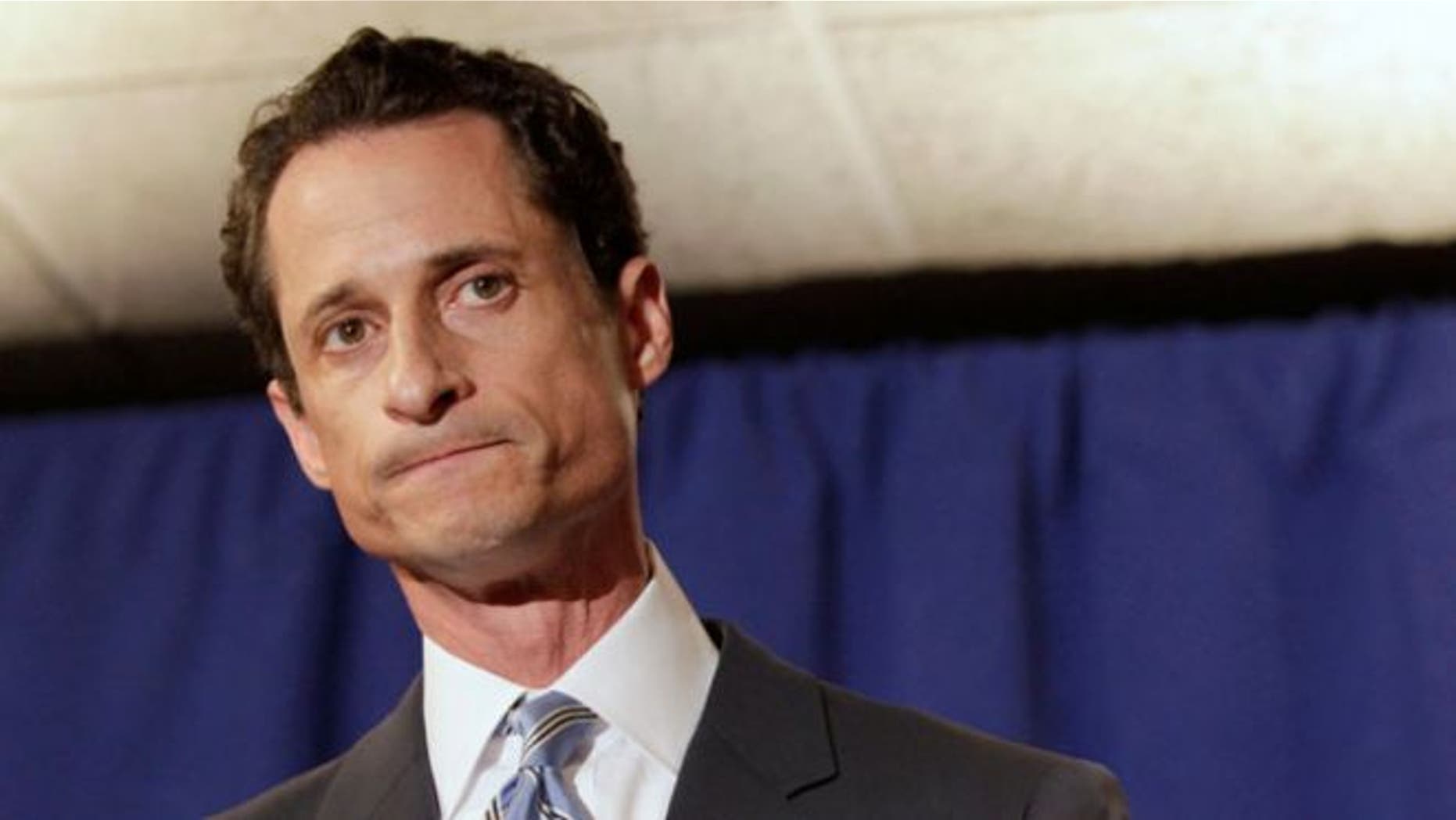 June 6, 2011: Former congressman Anthony Weiner speaks to the press in New York.
