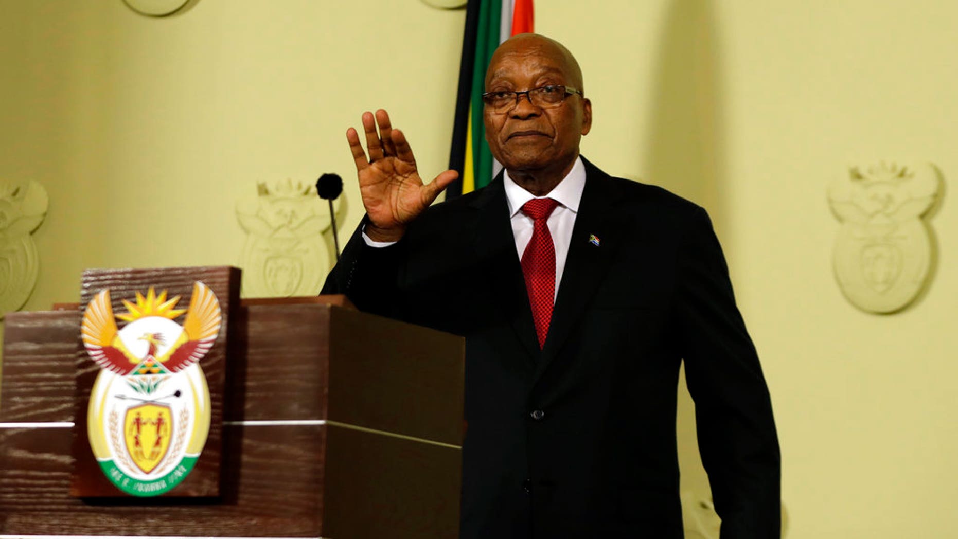 Jacob Zuma, in an address to the nation, resigned as president of South Africa.