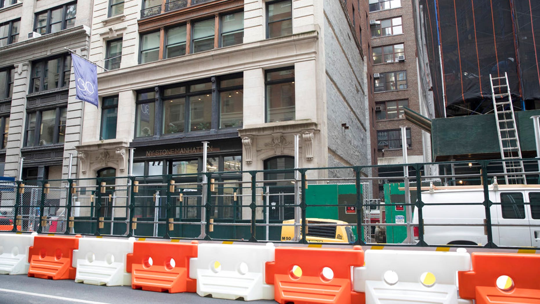 Workers at the Manhattan construction site dug up the day before what appeared to be an unexploded World War II-era bomb, but turned out to be a time capsule from a New York City nightclub that helped launch Madonna's career.