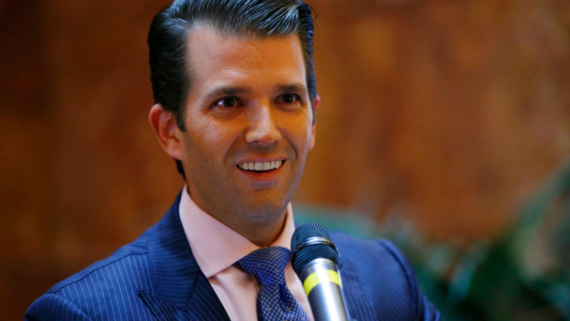 FILE - Donald Trump Jr. did not call his father at the time of the Trump Tower meeting in June 2016, according to reported information. (AP Photo / Kathy Willens, File)