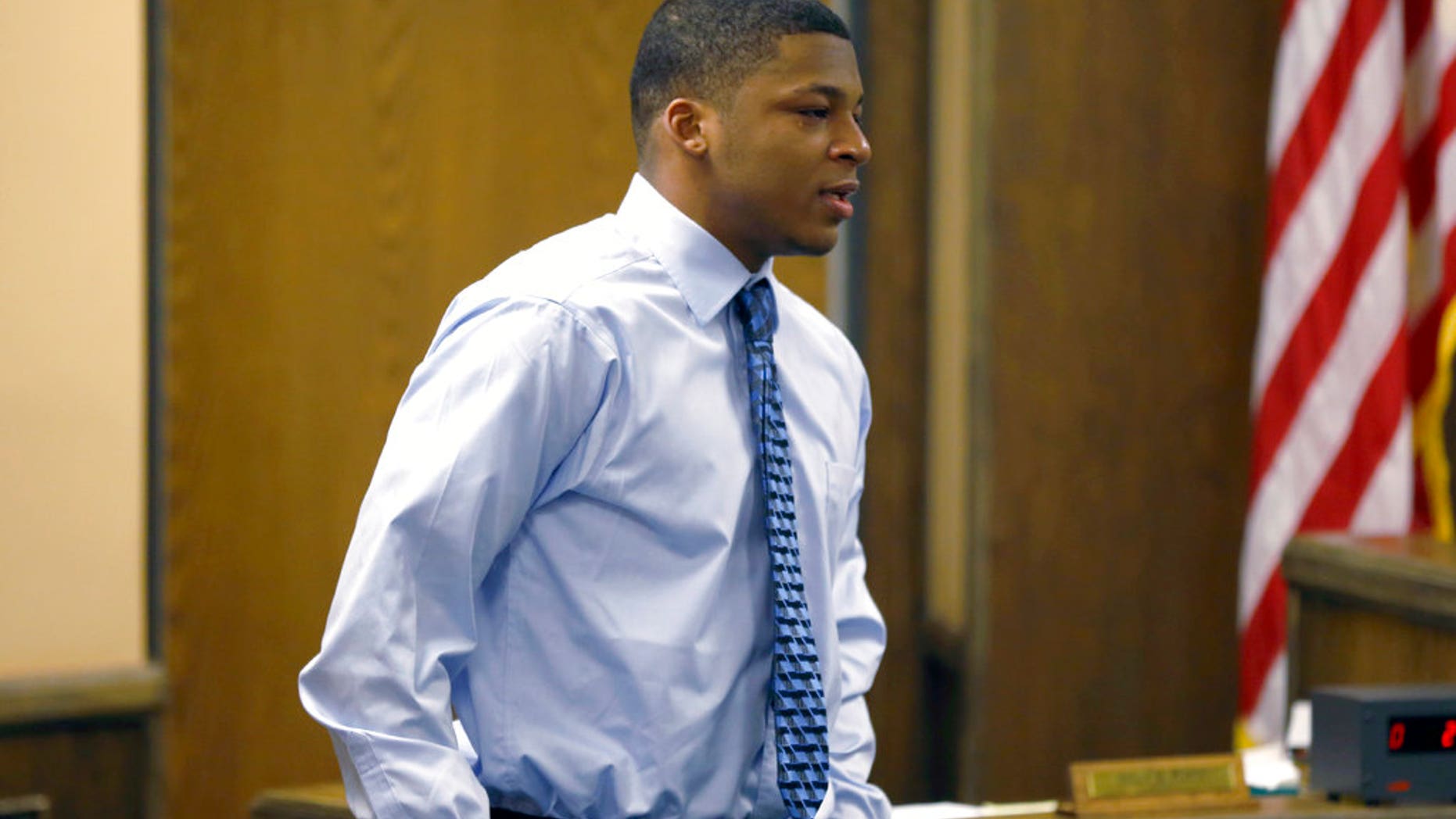 Ma'Lik Richmond, a Steubenville High School football player convicted of raping a teenage girl in 2012.