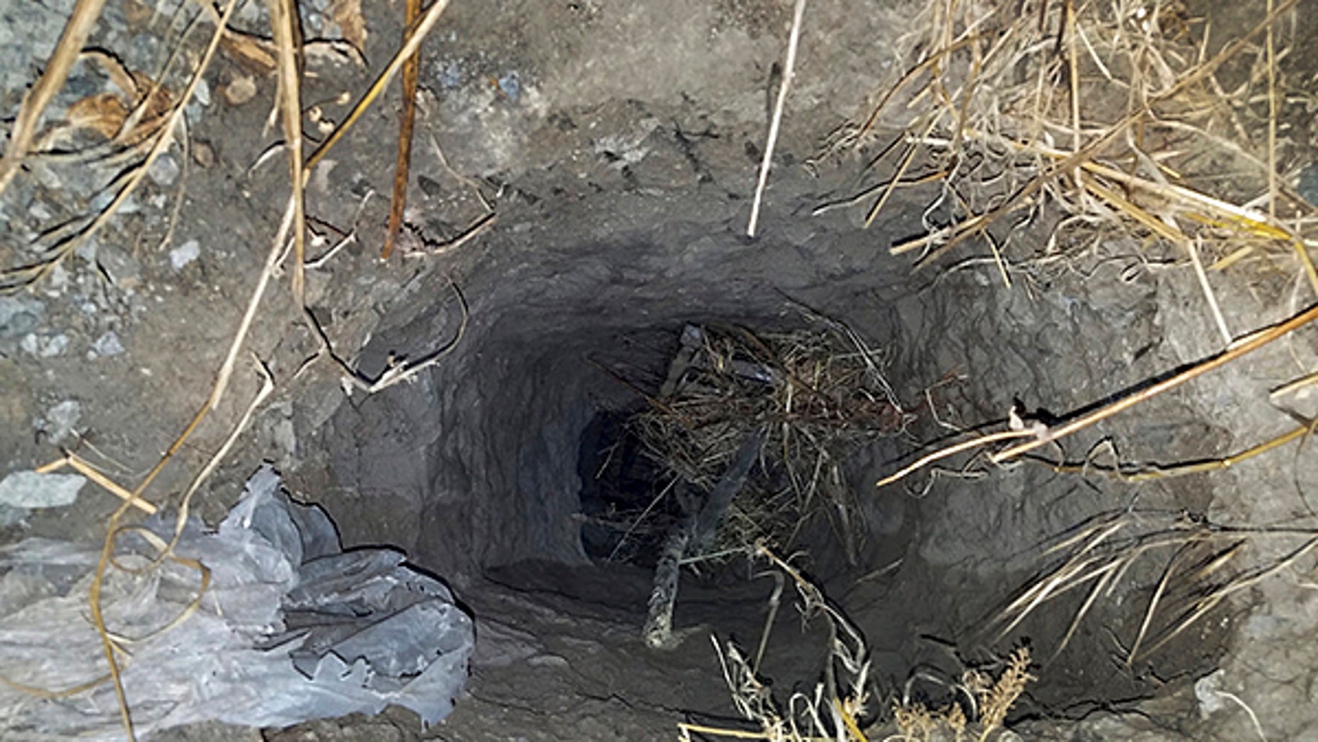 Border Patrol agents discovered this crude tunnel Saturday after arresting 30 illegal immigrants, including 23 Chinese nationals.