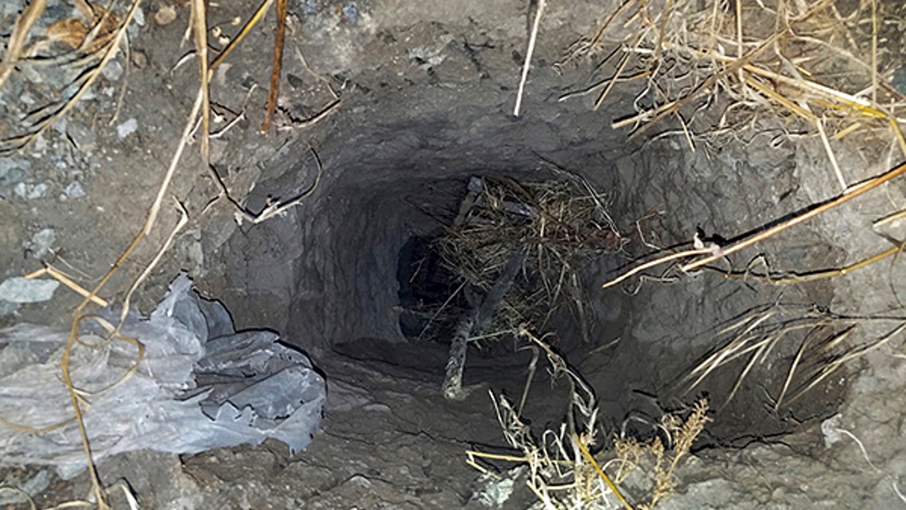 Border Patrol agents discovered this crude tunnel Saturday after arresting 30 illegal immigrants, including 23 Chinese nationals.