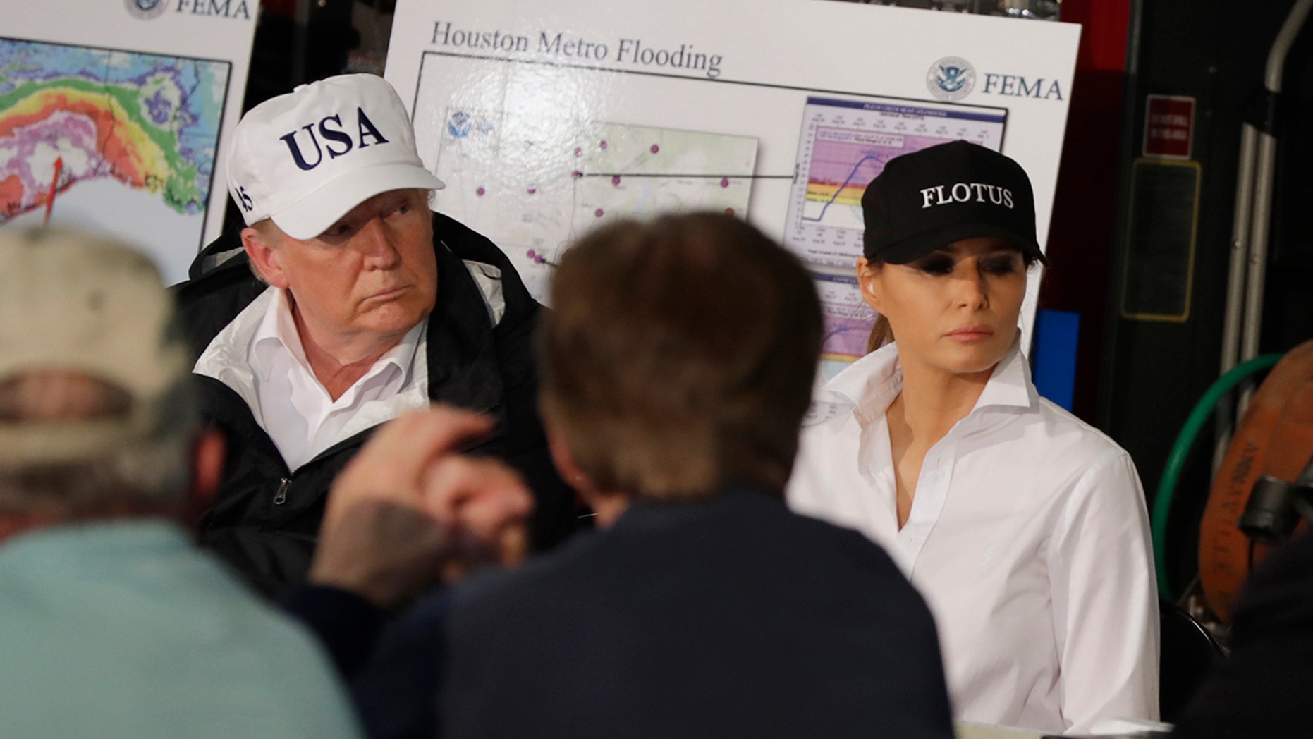 President Trump is accused of product placement on his trip to Texas.