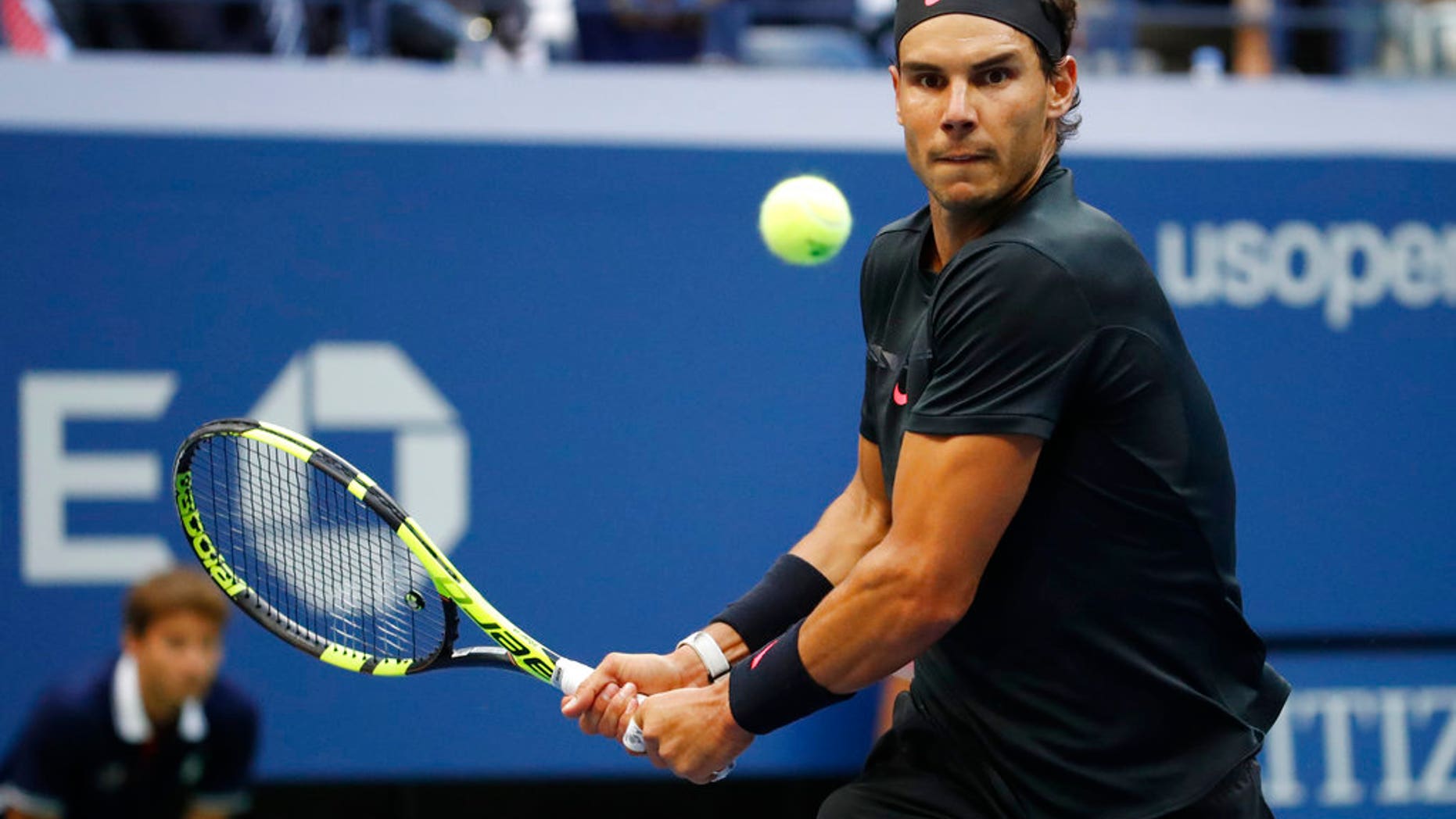 Rafael Nadal defeated Kevin Anderson in three straight sets Sunday to win his third U.S. Open championship.