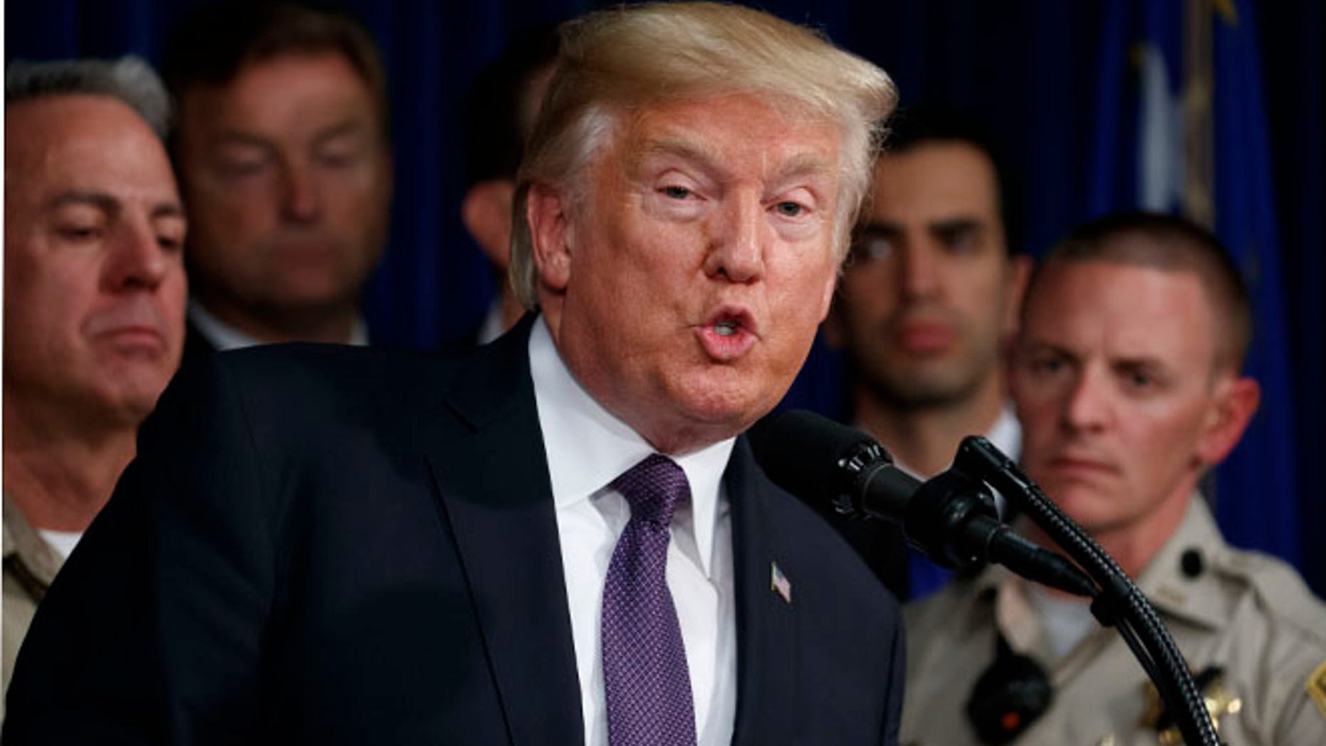 President Trump has often derided "fake news," but fake information will pervade mature economies in the next few years, a new study has noted. (AP Photo/Evan Vucci) (Copyright 2017 The Associated Press. All rights reserved.)