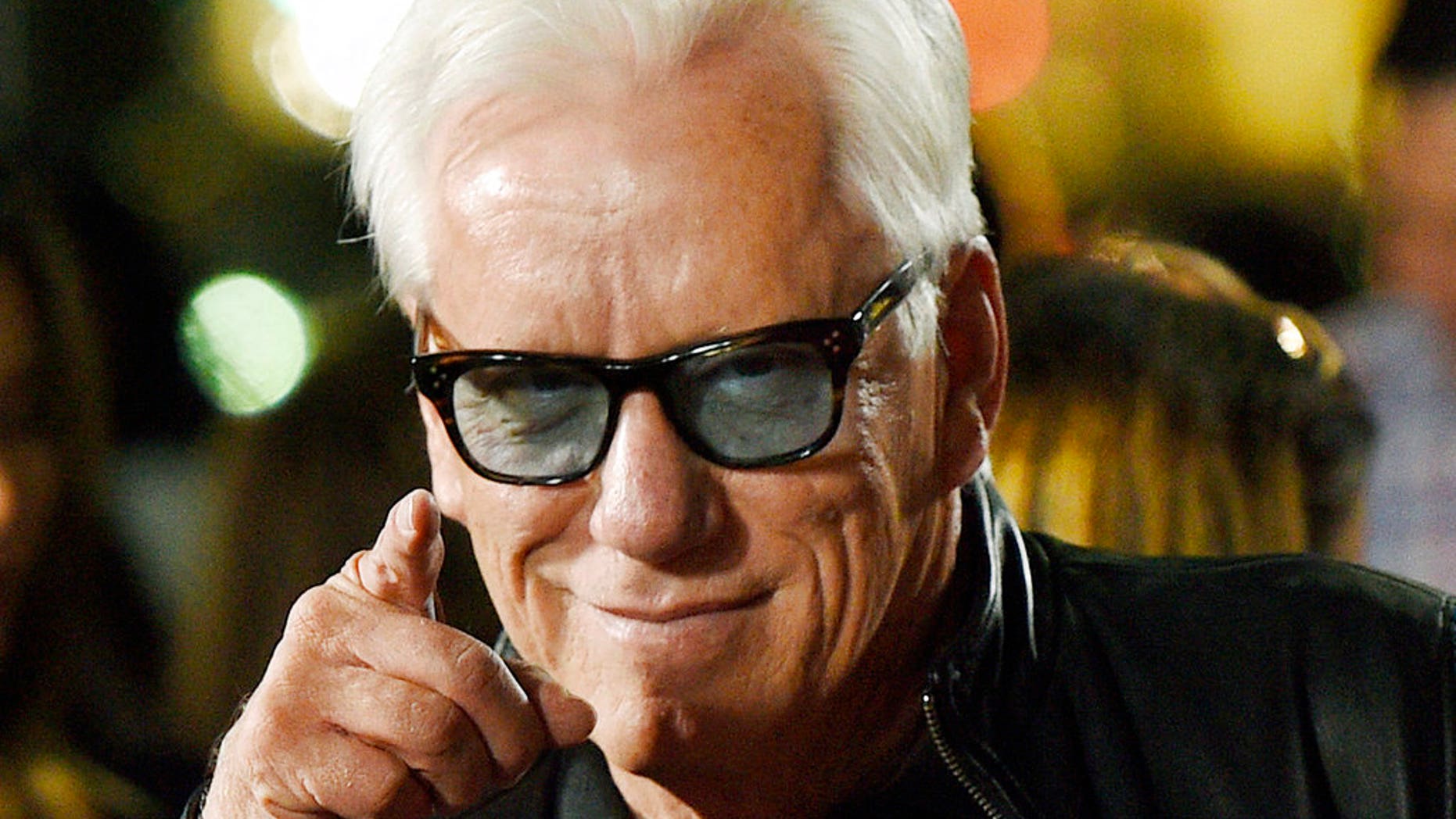 FILE - In this Nov. 2, 2016 file photo, actor James Woods poses at the premiere of the film "Bleed for This" at the Samuel Goldwyn Theater in Beverly Hills, Calif. Woods said he is retiring from the entertainment industry. The news was included in a press release issued Friday, Oct. 6, 2017, by Woods' real estate agent offering Woods' Rhode Island lake house for sale. (Photo by Chris Pizzello/Invision/AP, File)