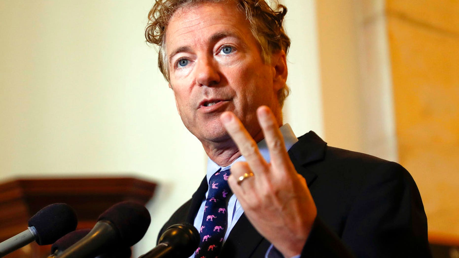 U.S. Sen. Rand Paul says he plans to introduce a bill to fund domestic infrastructure projects using suspended foreign aid to Pakistan.