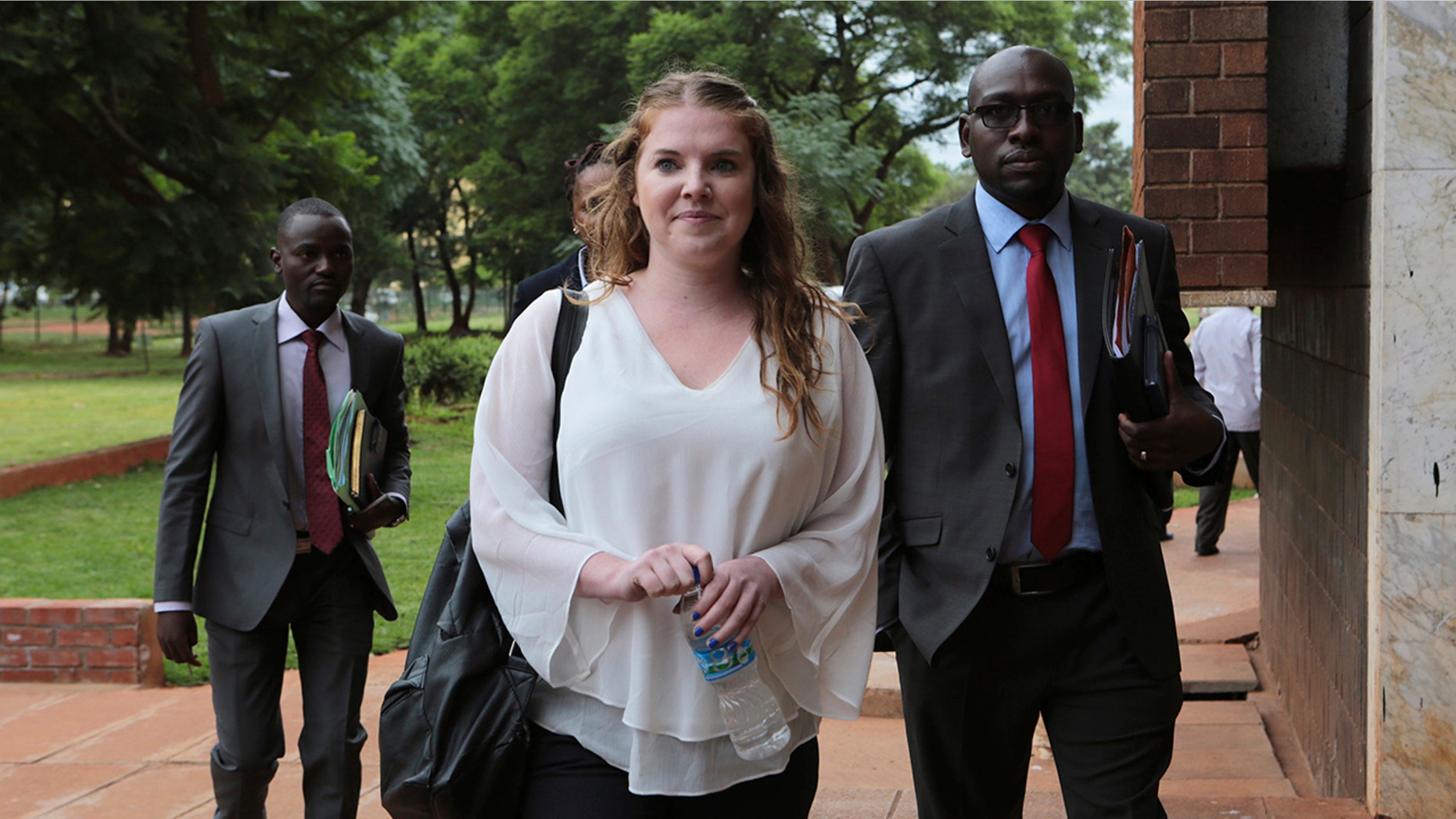 Martha O' Donovan, 25, who was charged with subversion for allegedly describing the former Zimbabwe president as a "sick man," was freed "for now".