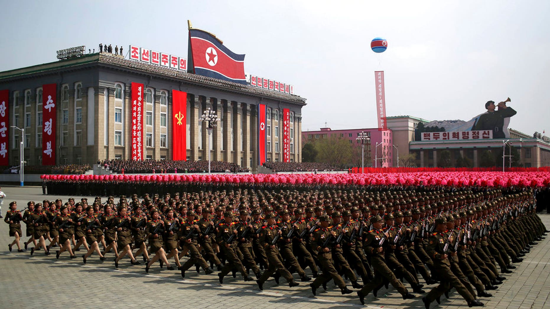 North Korea is preparing to stage a major event on Feb. 8, 2018, to commemorate the 70th anniversary of its military's founding -- just one day before the opening ceremony of the Winter Olympics in South Korea.