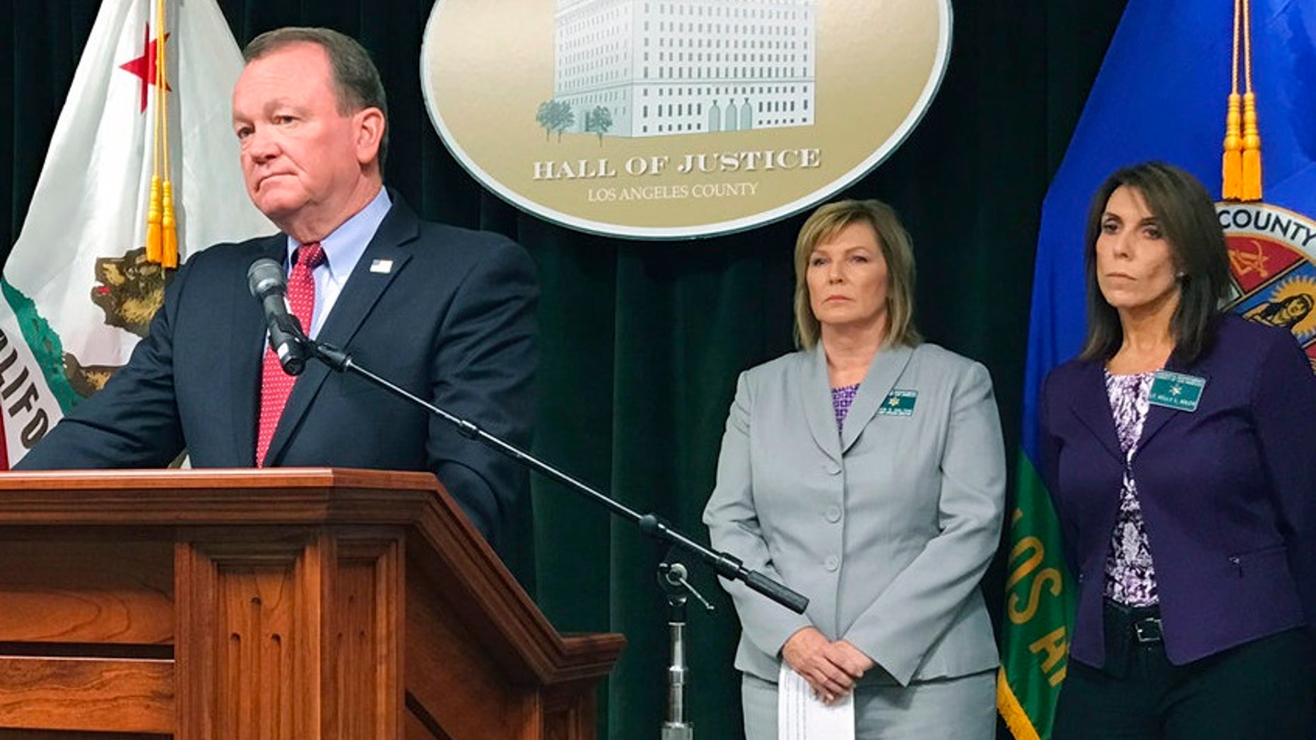 Los Angeles County Sheriff Jim McDonnell announced last year that a deputy had been arrested for allegedly sexually assaulting two female inmates. The deputy was charged Feb. 21.