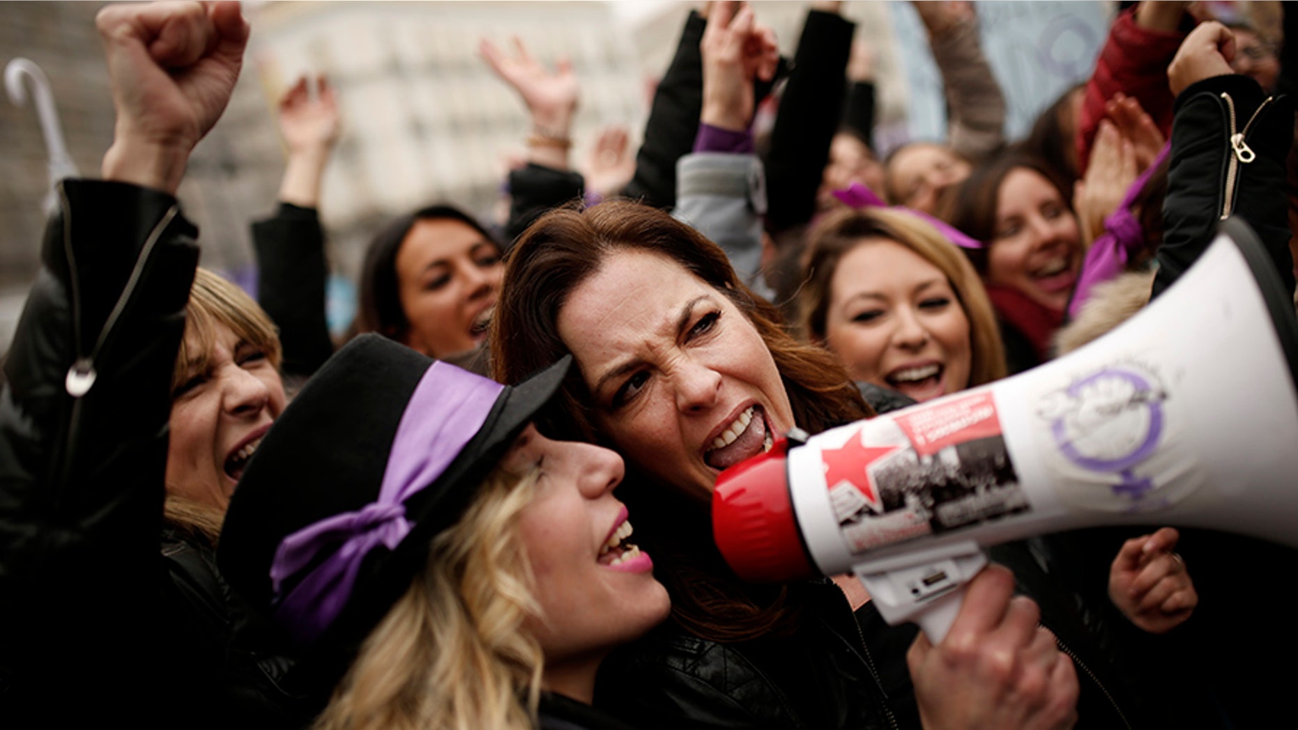 Women across the world are marking International Women's Day with protests and marches.