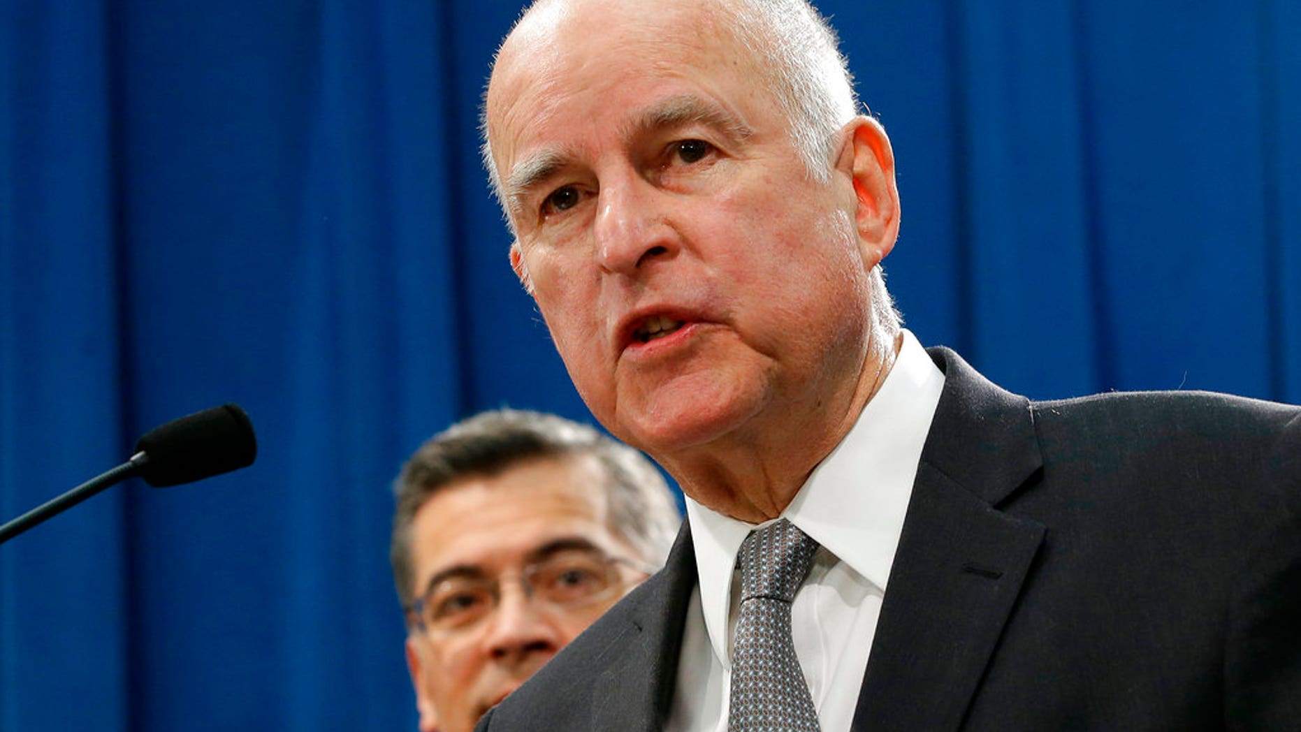 California Democratic Gov. Jerry Brown signed the state's new gas tax into law in April 2017, in an effort to raise billions for infrastructure improvements.