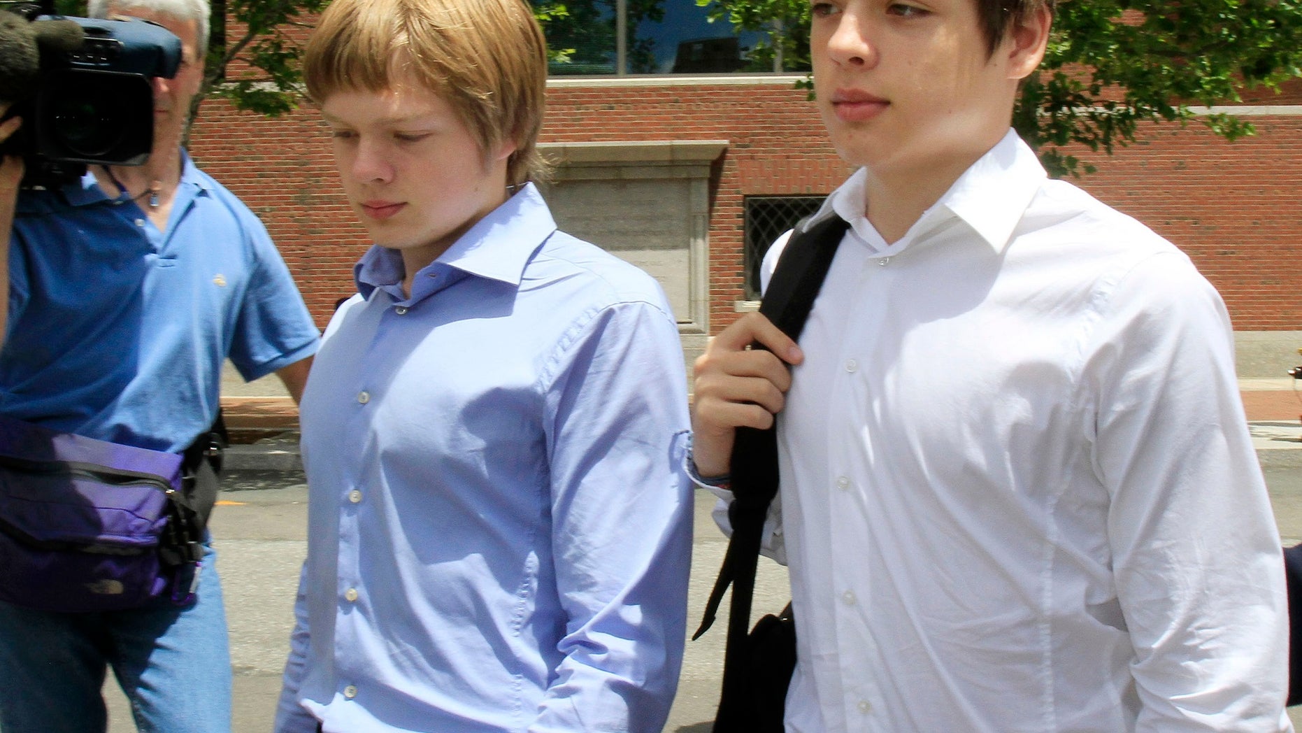 Alex Vavilov (right), now 23, and brother Tim seek the right to reside permanently in Canada, the country where their parents once lived clandestine lives as deeply embedded Russian spies. The brothers weren't charged and their lawyer said no evidence has ever surfaced suggesting they knew of their parents undercover identity.