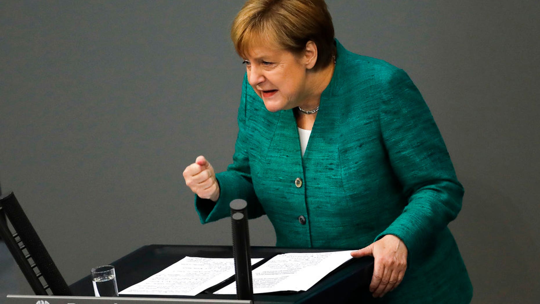 Angela Merkel delivered an impassioned speech to the Bundestag ahead of a crucial EU summit about the migrant crisis