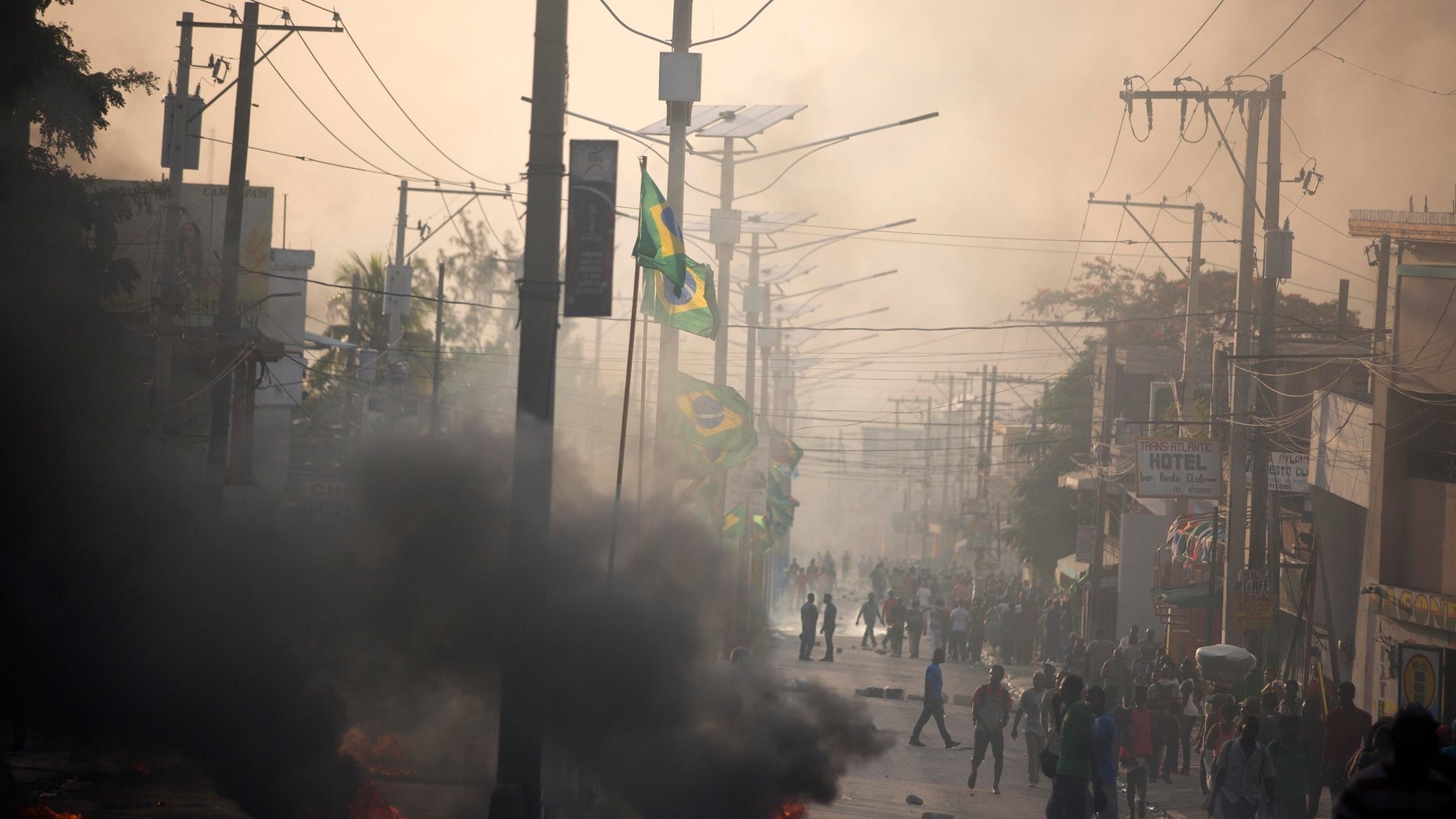 Major protests erupted Friday in Haiti as the government announced a sharp increase in gasoline prices, with demonstrators using burning tires and barricades to block major streets across the capital and in the northern city of Cap-Haitien.