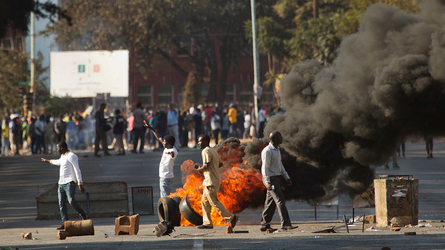 Zimbabwe's electoral commission said it would say "sometime tomorrow" when it can start announcing the results of the race pitting President Emmerson Mnangagwa against opposition leader Nelson Chamisa.