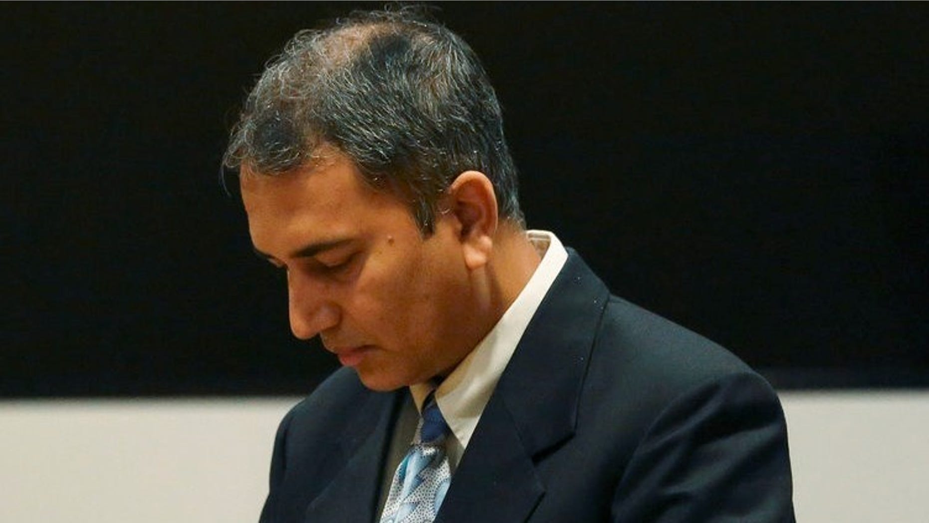 Dr. Shafeeq Sheikh at his sentencing on Friday.