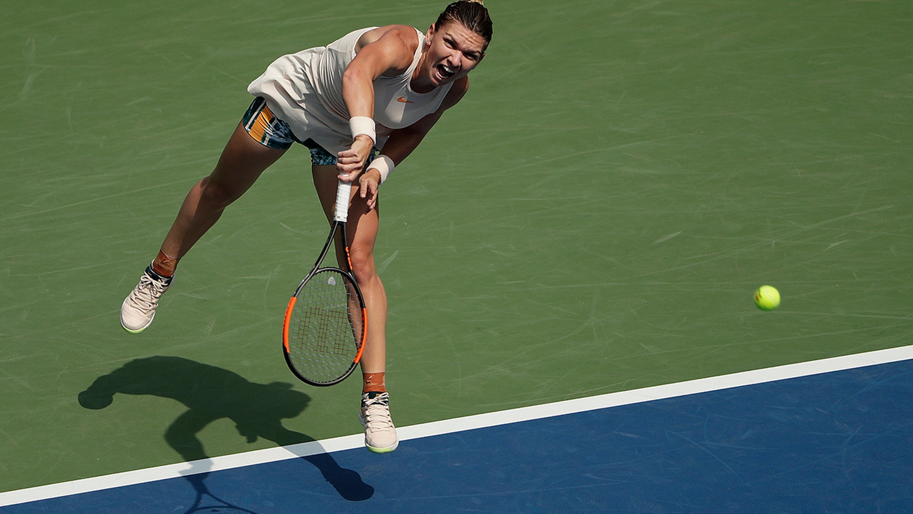 Simona Halep became the 1st No. 1-seeded woman to lose in 1st round of US Open in professional era.