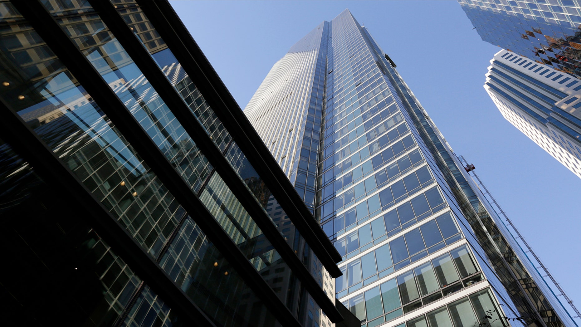 This file photo shows the Millennium Tower in San Francisco, Sept. 26, 2016.