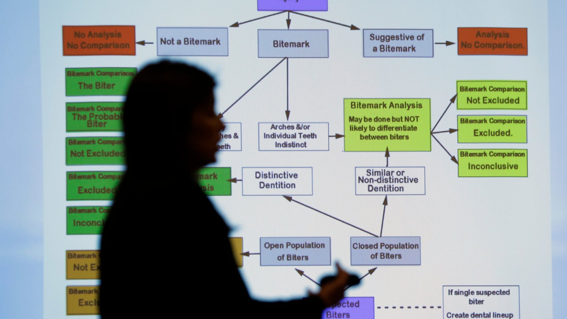 Lynn Garcia at the Texas Forensic Science Commission meeting Thursday.
