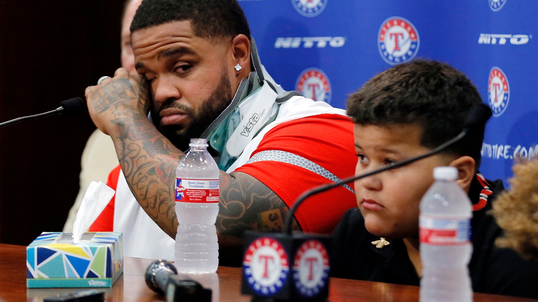 Texas Rangers Slugger Prince Fielder Gets Emotional As He Ends His 