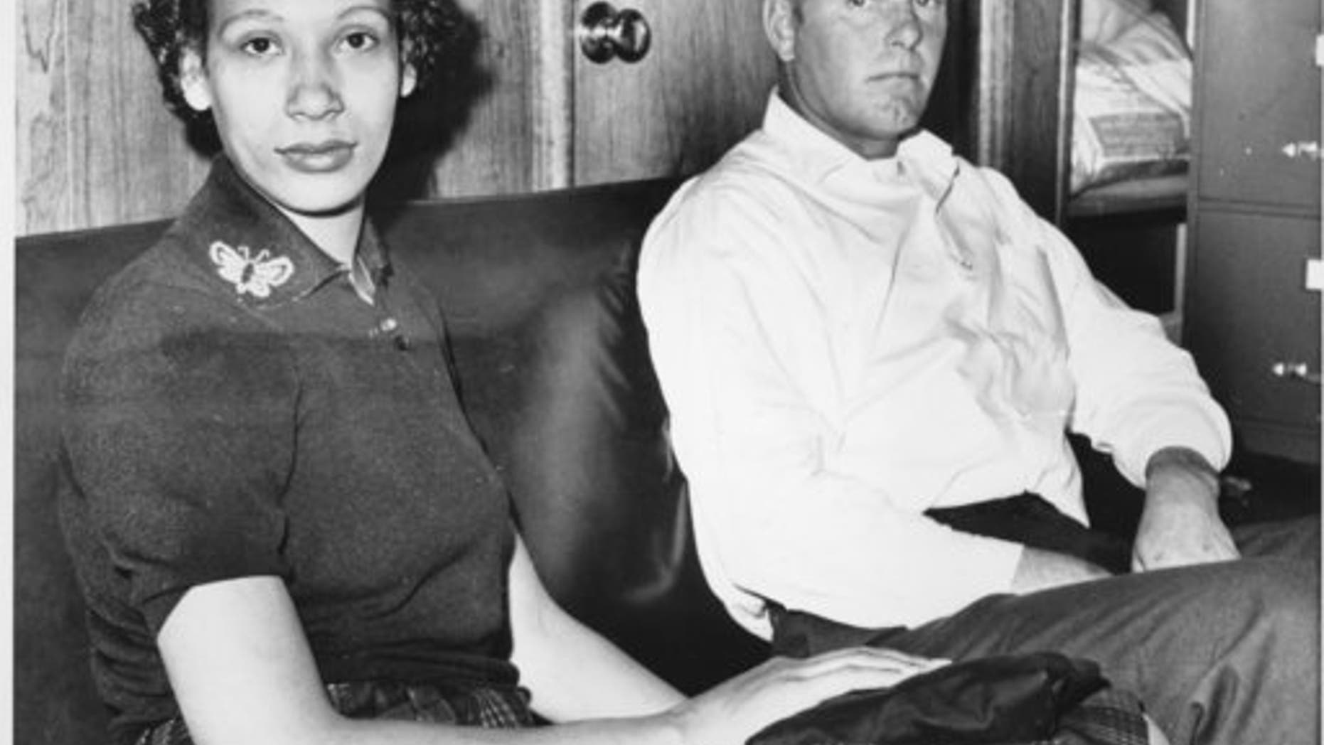 Mildred Loving and her husband, Richard P. Loving, in January 1965.