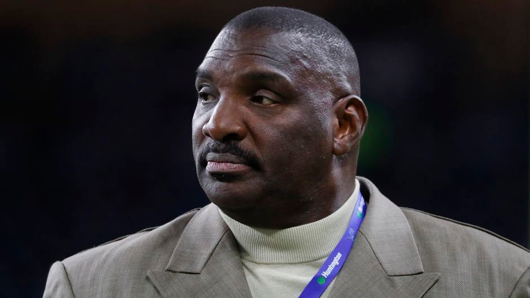 Washington Redskins senior personnel executive Doug Williams watches before an NFL football game against the Detroit Lions in Detroit, Monday, Oct. 24, 2016. Detroit won 20-17. (AP Photo/Paul Sancya)
