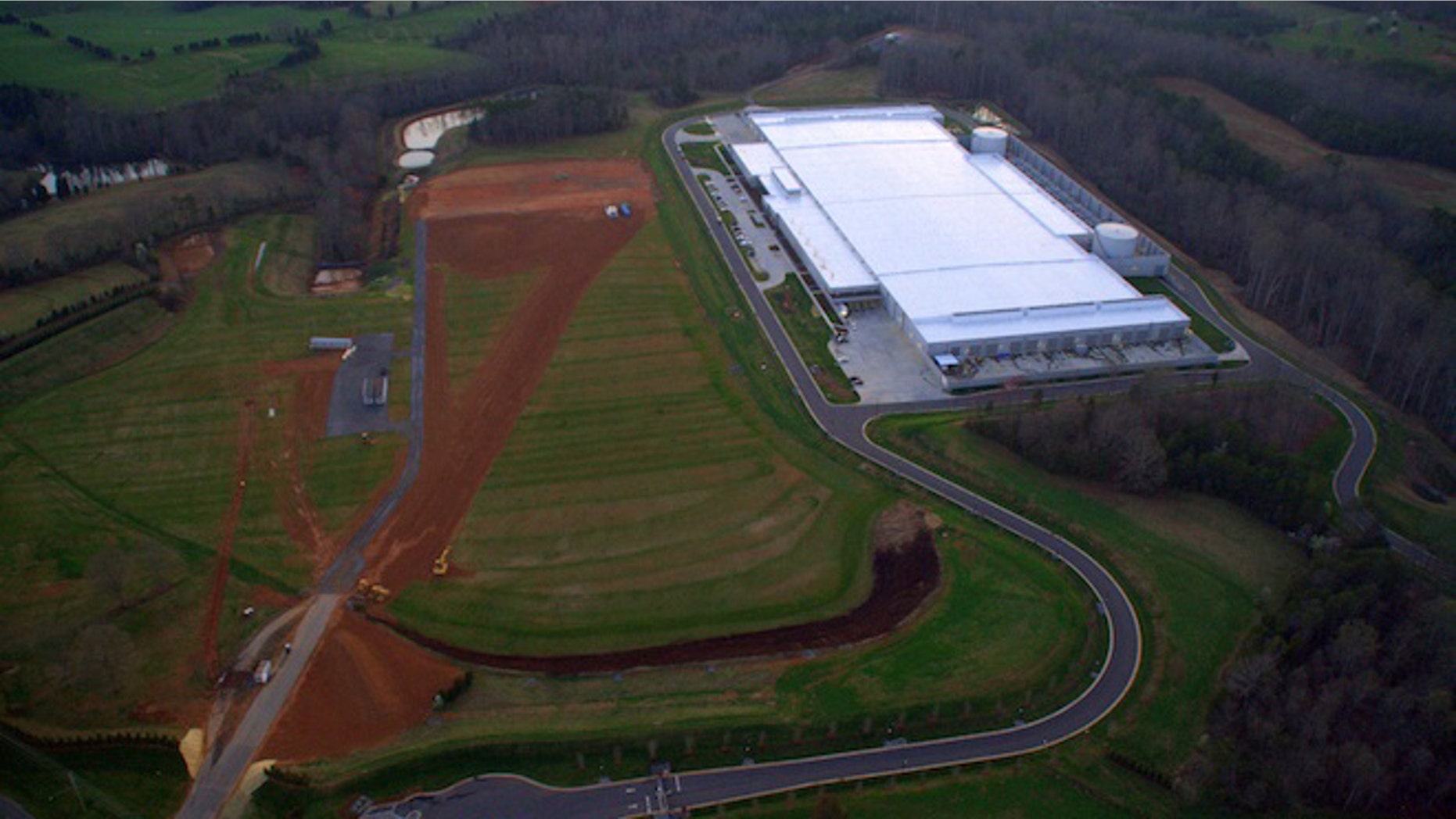 Construction is underway at Apple's Maiden data center in North Carolina.