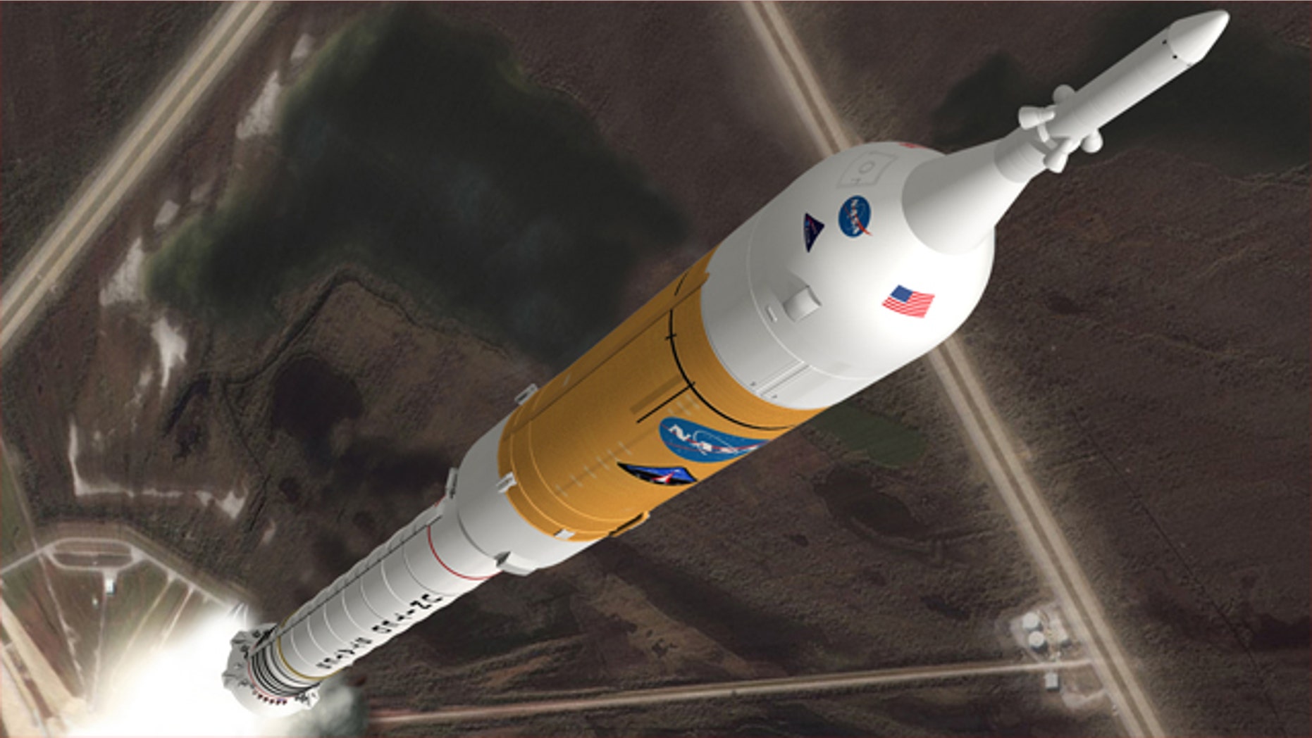 Artist's impression of Ares I launch