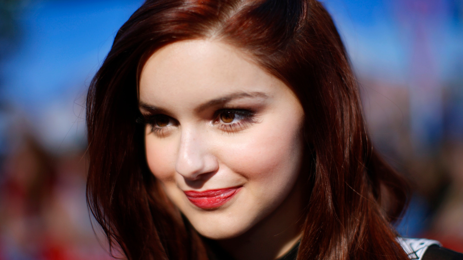 "Modern Family" actress Ariel Winter poses in California.