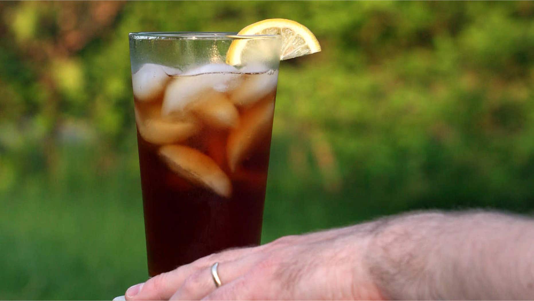 May 21, 2007: File photo shows a glass of iced tea.