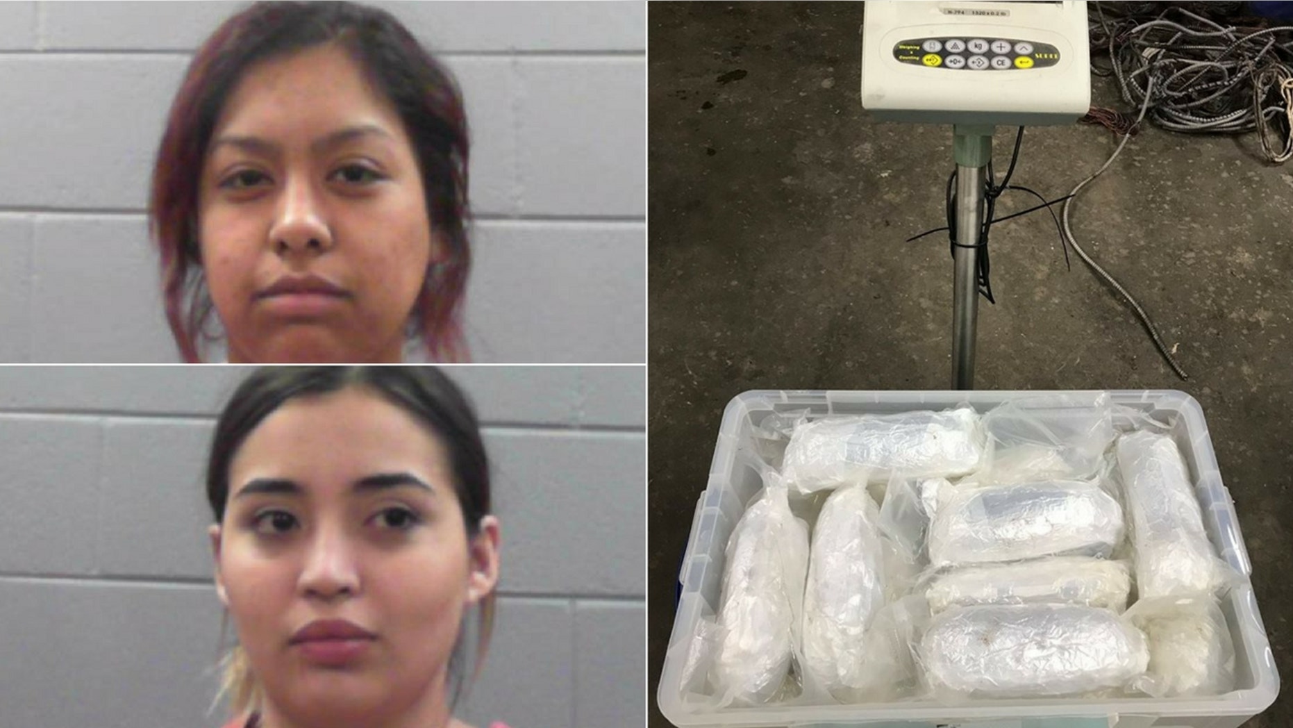 Trisha Lynne Ibarra (top) and Trisha Lynne Ibarra (bottom) were caught with $10 million worth of heroin inside their car.