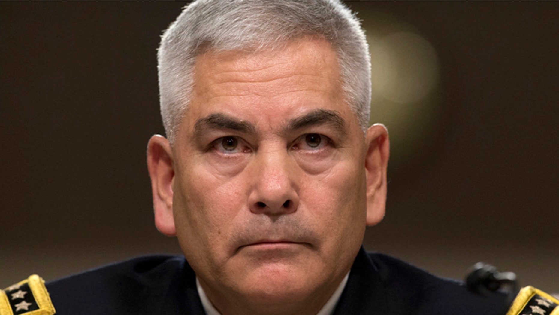 Oct. 6, 2015: U.S. Forces-Afghanistan Resolute Support Mission Commander Gen. John Campbell listens as he testifies on Capitol Hill in Washington.