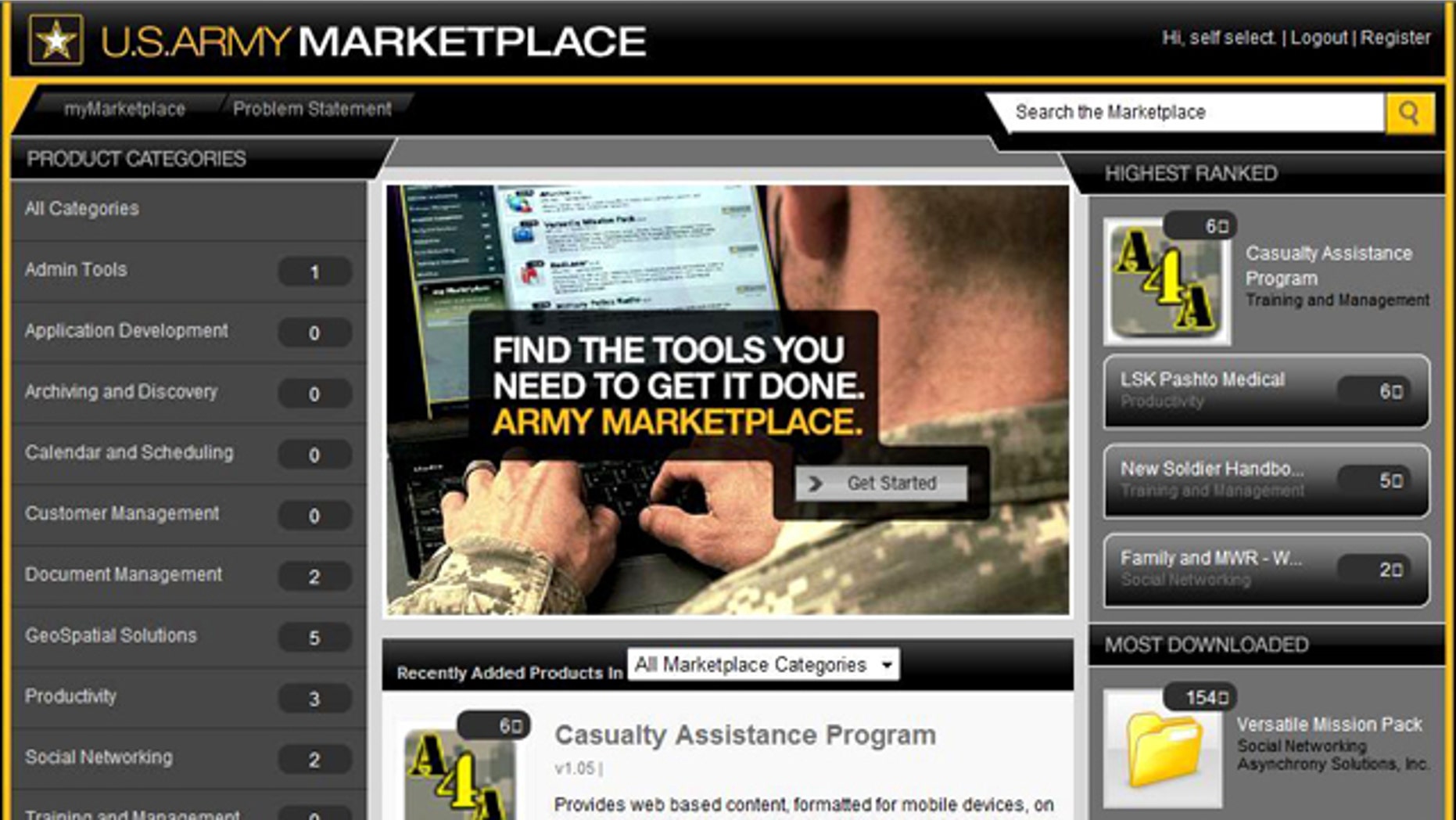 The Army's new app marketplace is part of a systemwide "software transformation."